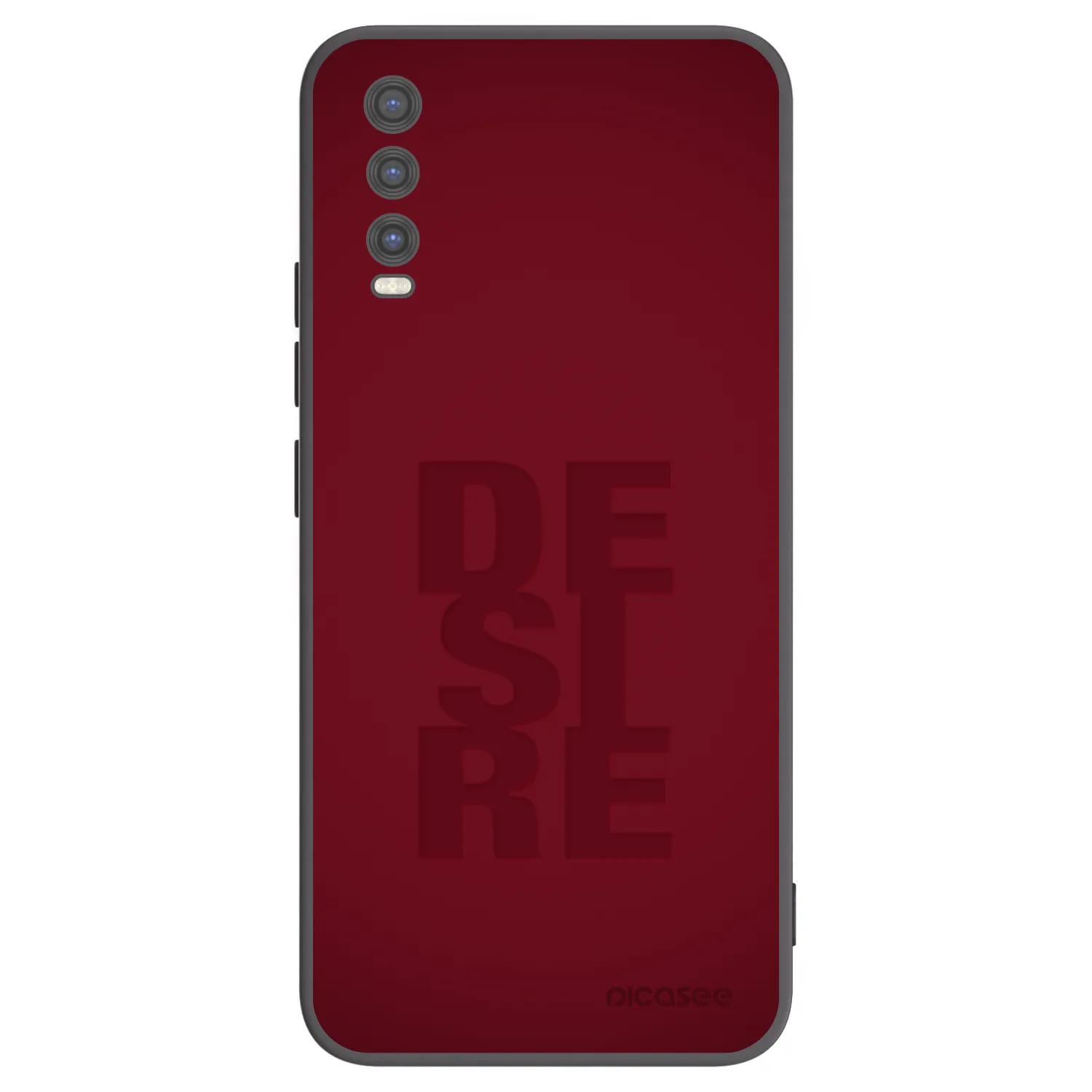Picasee fekete szilikon tok az alábbi mobiltelefonokra Vivo Y20s - Desire