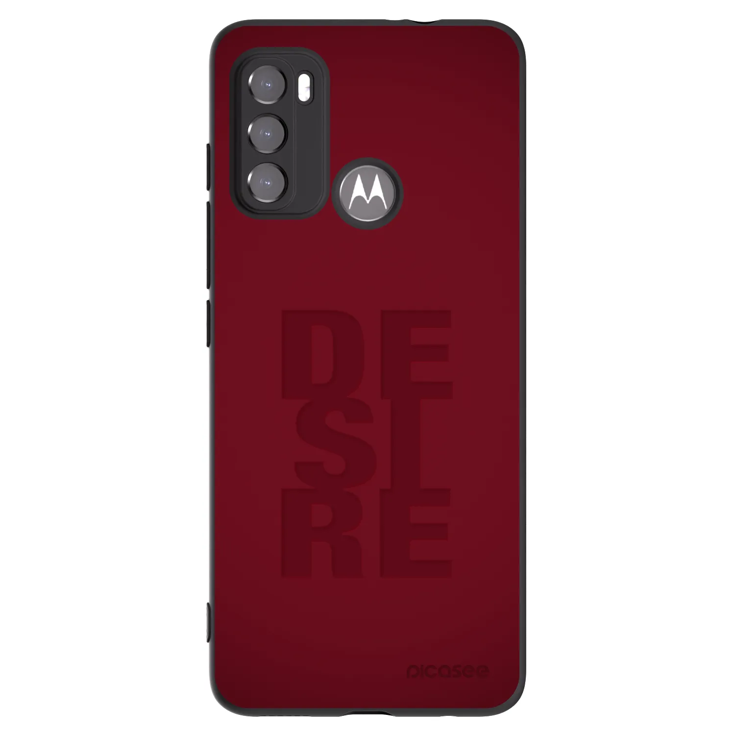 Picasee fekete szilikon tok az alábbi mobiltelefonokra Motorola Moto G60 - Desire