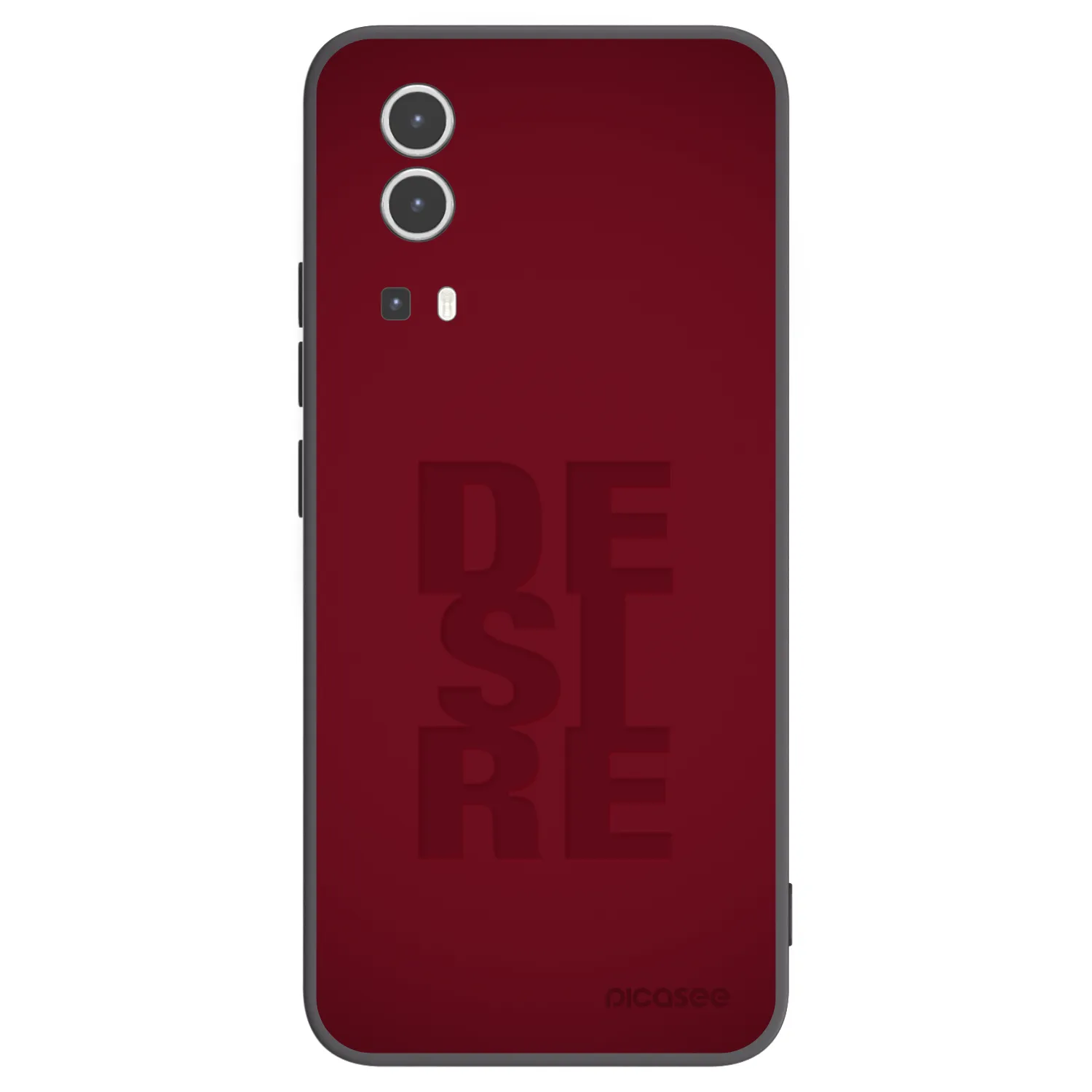 Picasee fekete szilikon tok az alábbi mobiltelefonokra Vivo Y72 5G - Desire