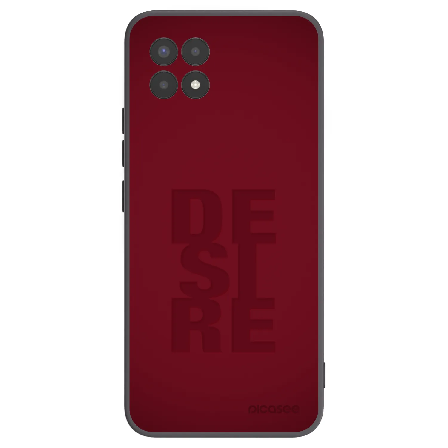 Picasee fekete szilikon tok az alábbi mobiltelefonokra Realme 8i - Desire