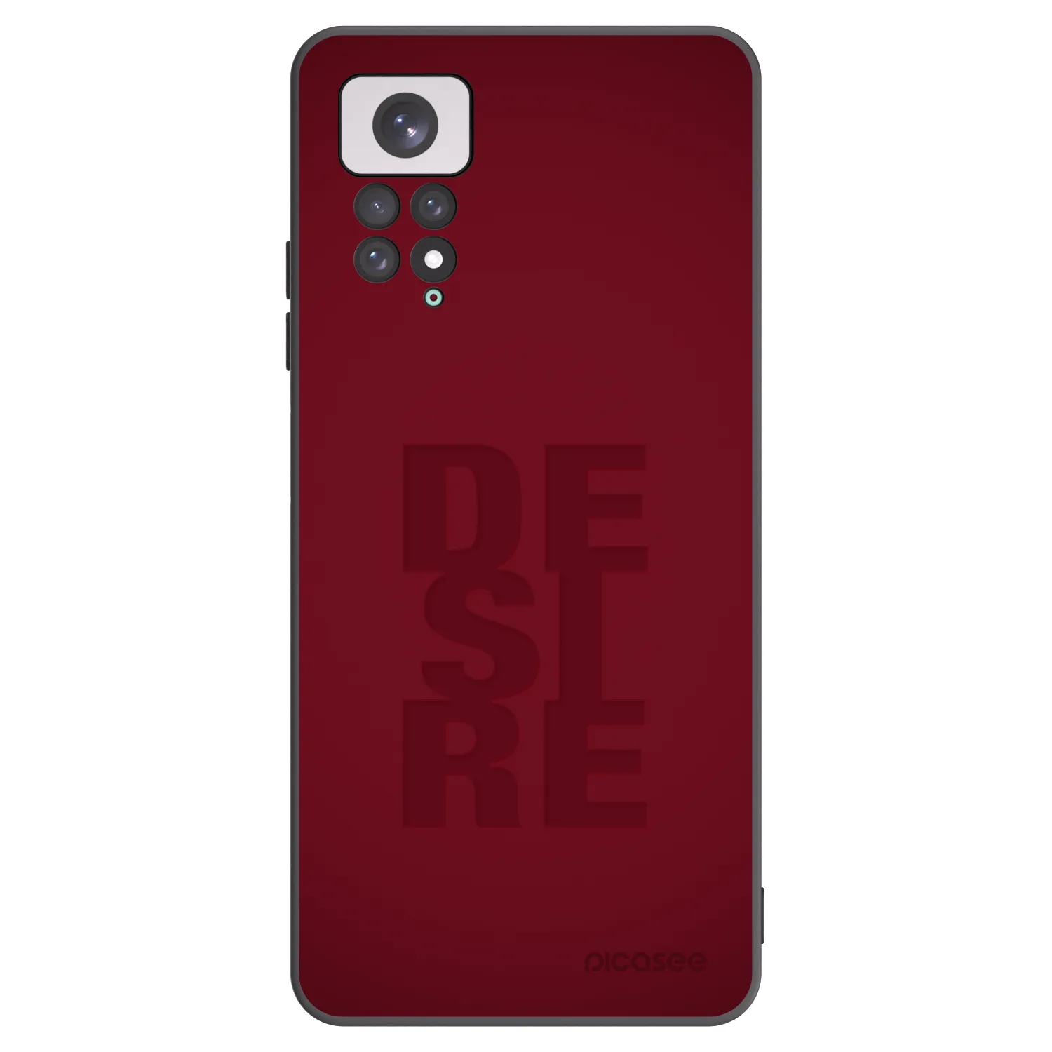Picasee fekete szilikon tok az alábbi mobiltelefonokra Xiaomi Redmi Note 11 - Desire
