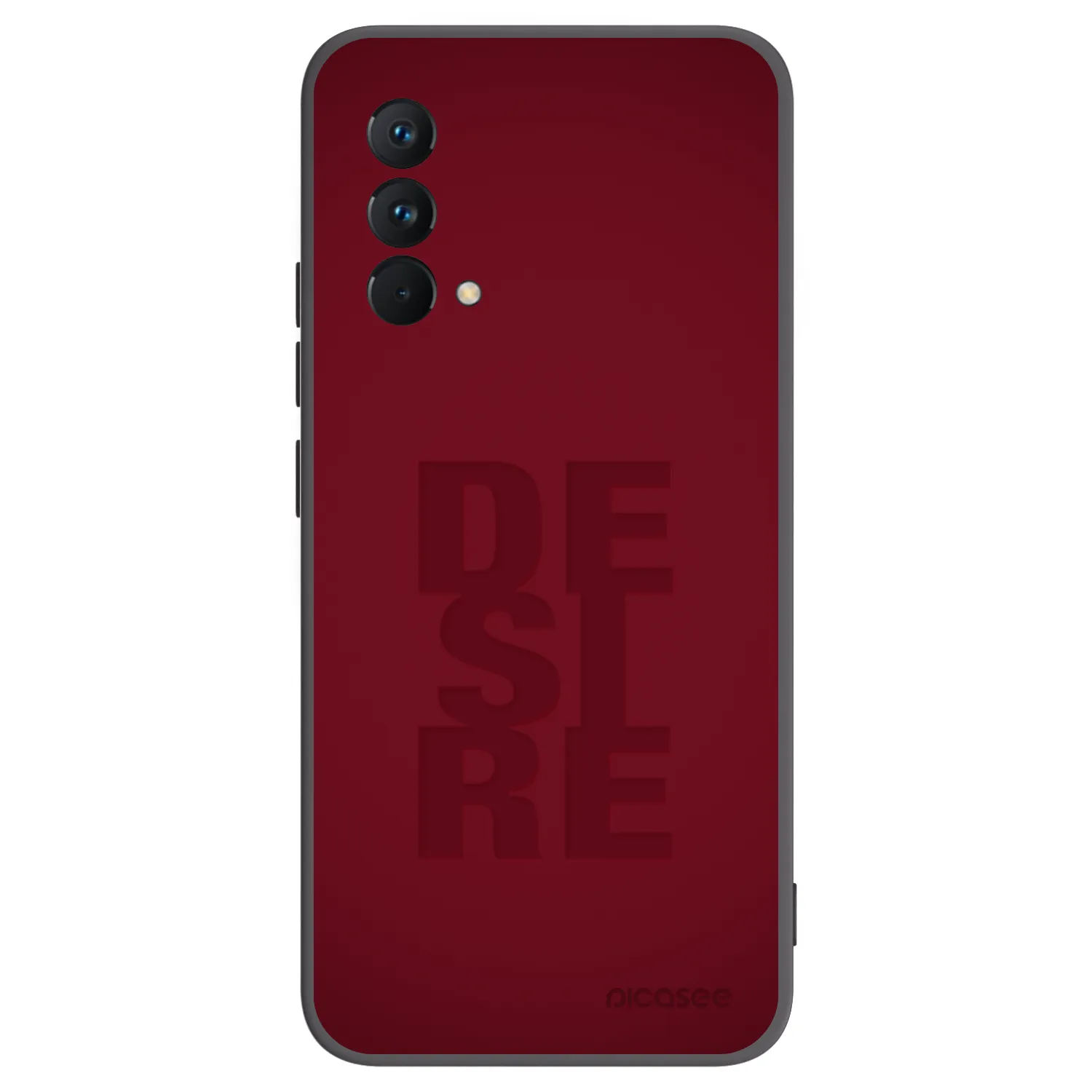 Picasee fekete szilikon tok az alábbi mobiltelefonokra Realme GT Master Edition 5G - Desire