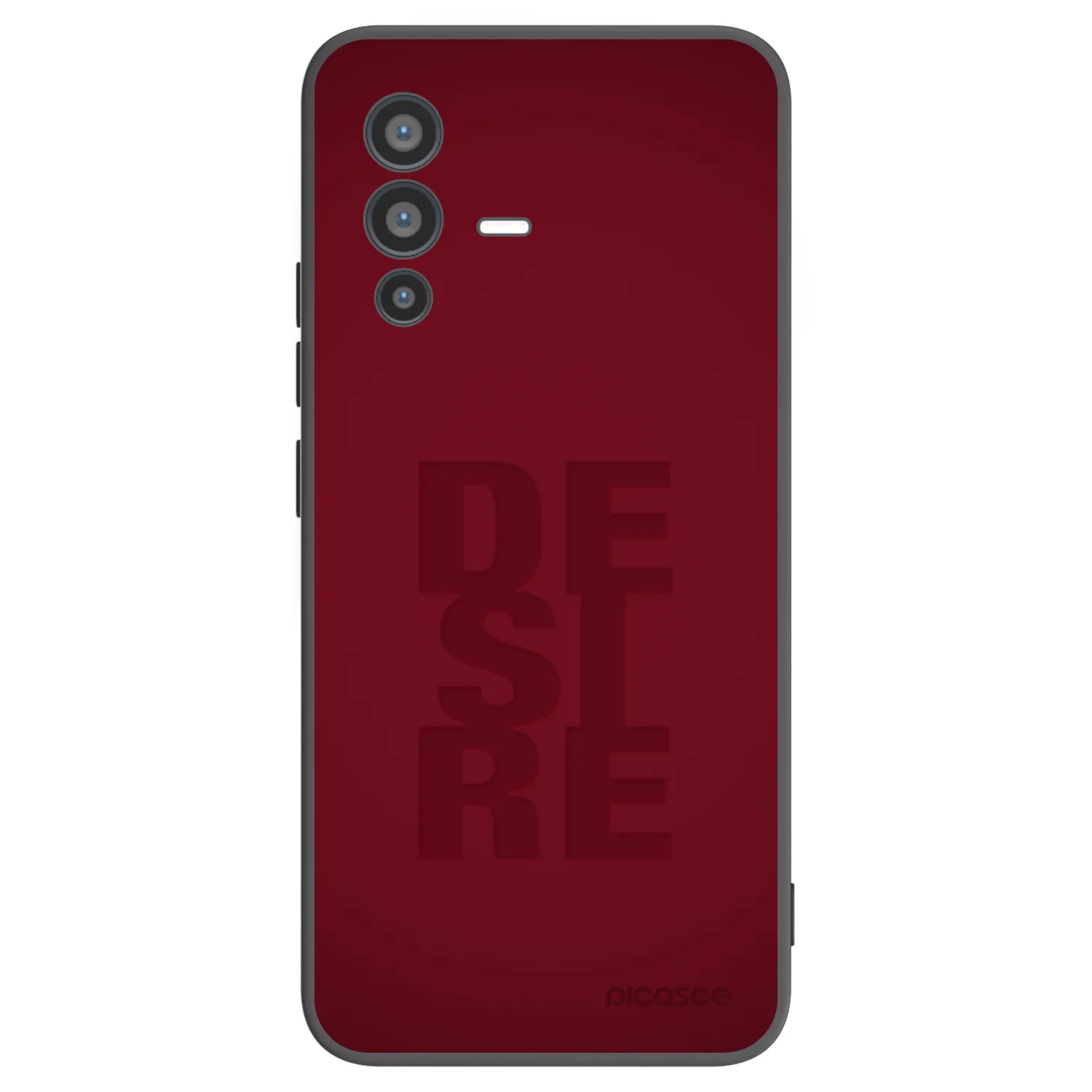 Picasee fekete szilikon tok az alábbi mobiltelefonokra Vivo V23 5G - Desire