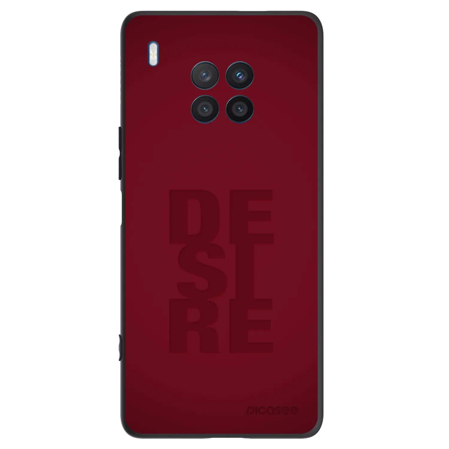 Picasee fekete szilikon tok az alábbi mobiltelefonokra Honor 50 Lite - Desire