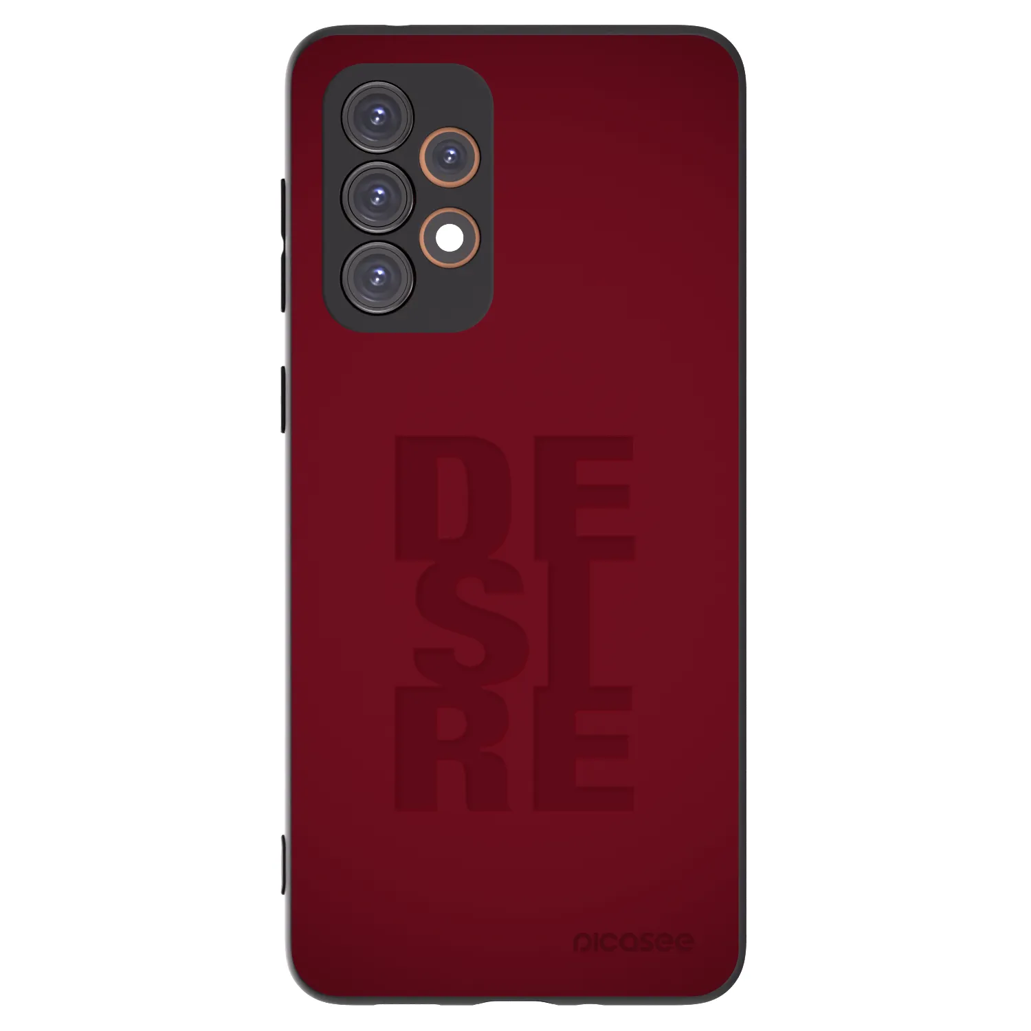 Picasee fekete szilikon tok az alábbi mobiltelefonokra Samsung Galaxy A33 5G A336 - Desire