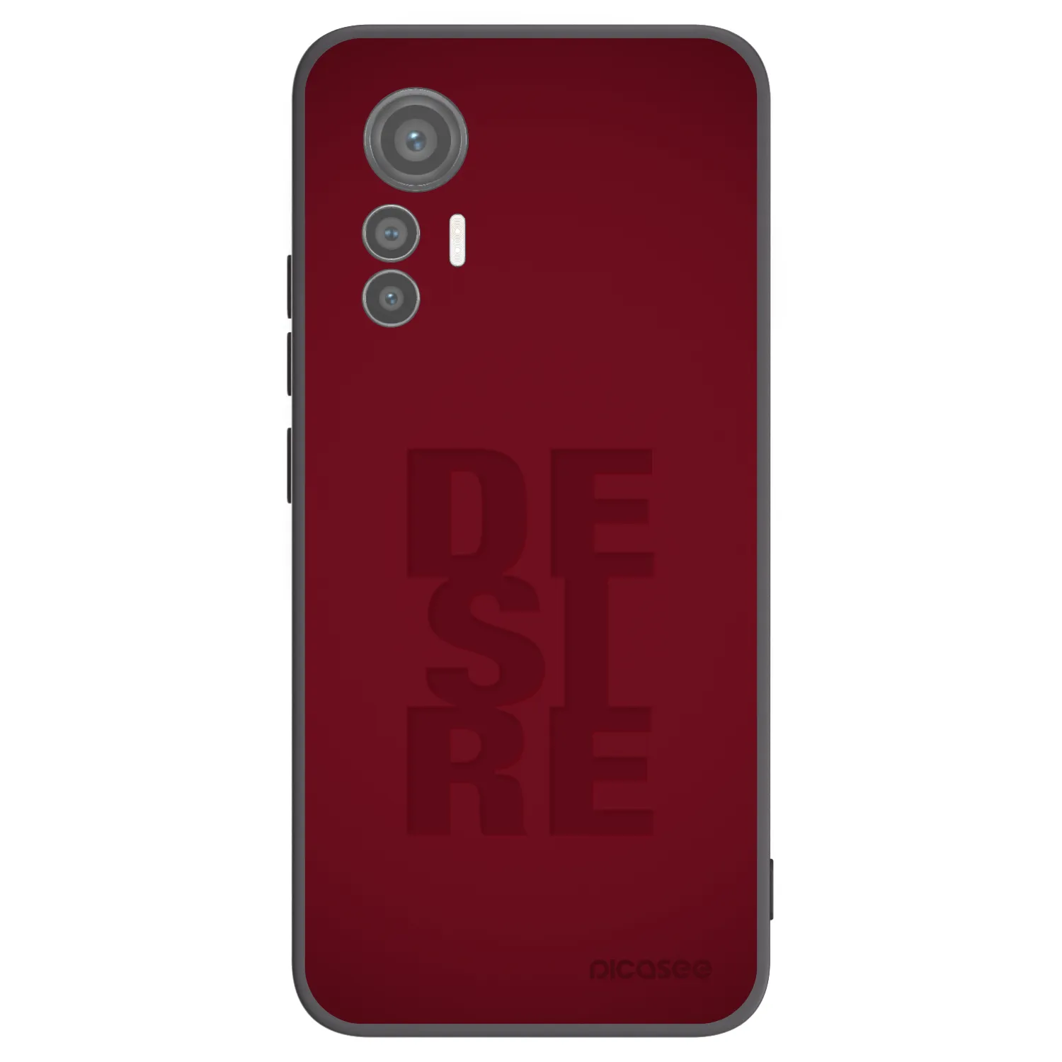 Picasee fekete szilikon tok az alábbi mobiltelefonokra Xiaomi 12 Lite - Desire