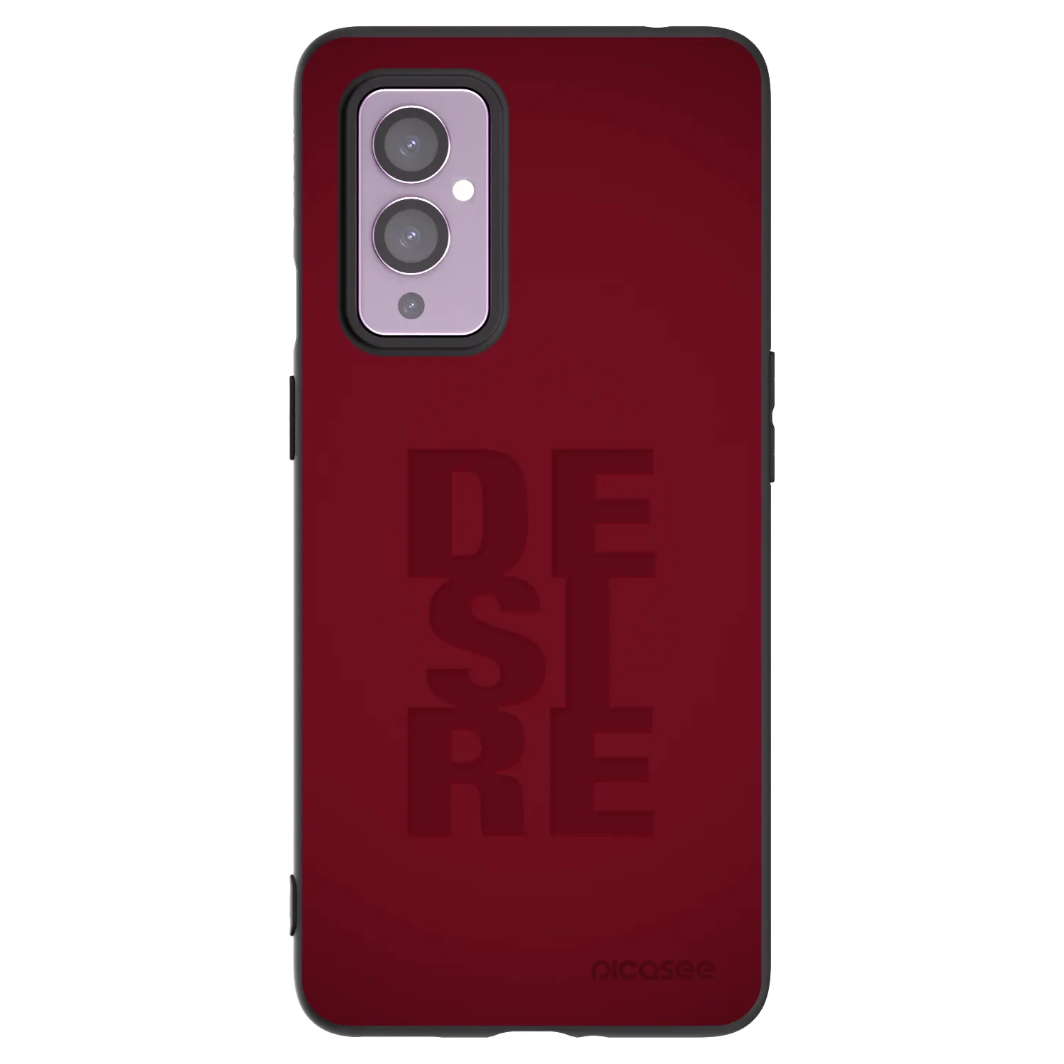 Picasee fekete szilikon tok az alábbi mobiltelefonokra OnePlus 9 - Desire