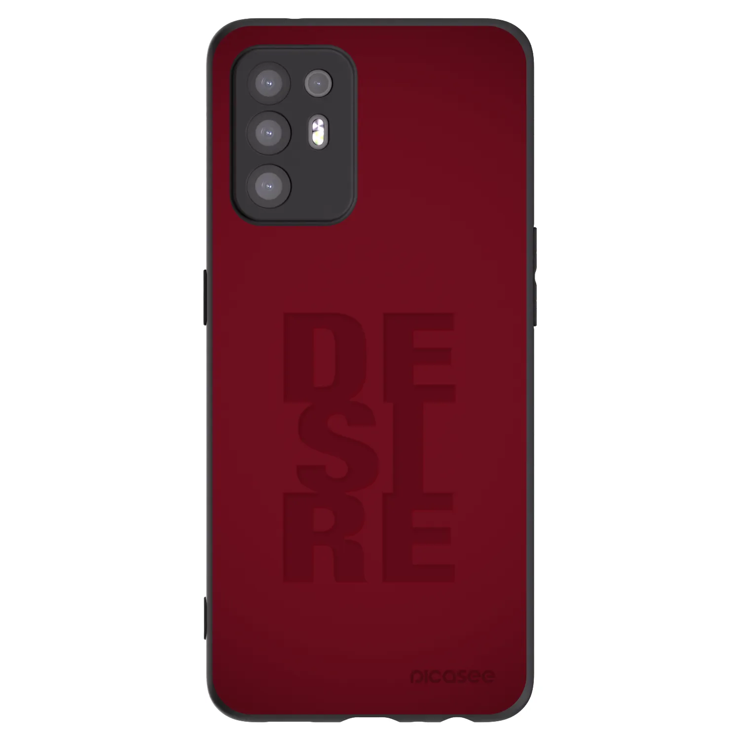 Picasee fekete szilikon tok az alábbi mobiltelefonokra OPPO A94 5G - Desire