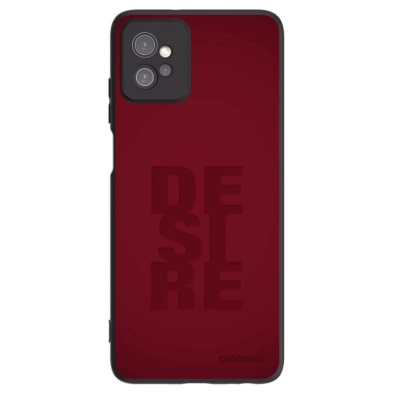 Picasee fekete szilikon tok az alábbi mobiltelefonokra Motorola Moto G32 - Desire