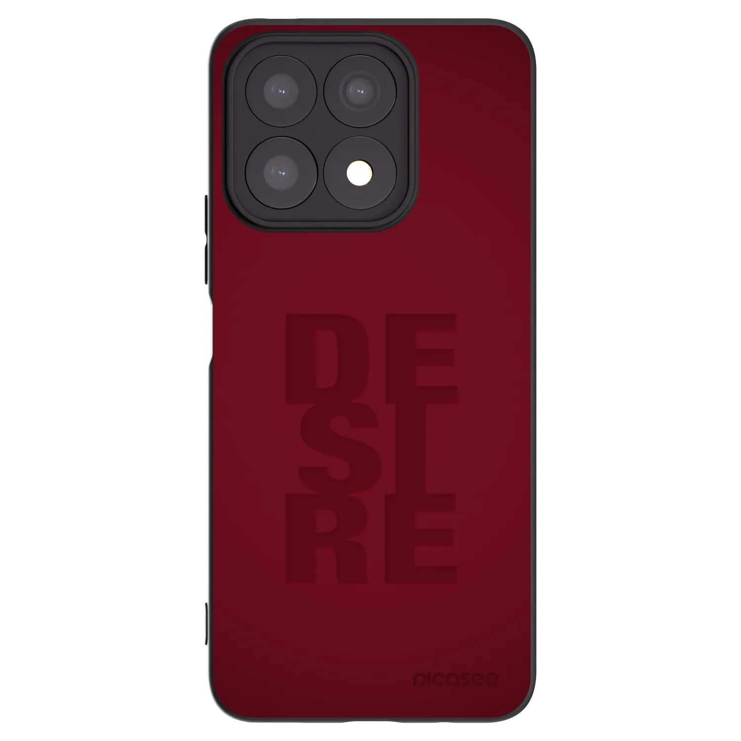 Picasee fekete szilikon tok az alábbi mobiltelefonokra Honor X8a - Desire