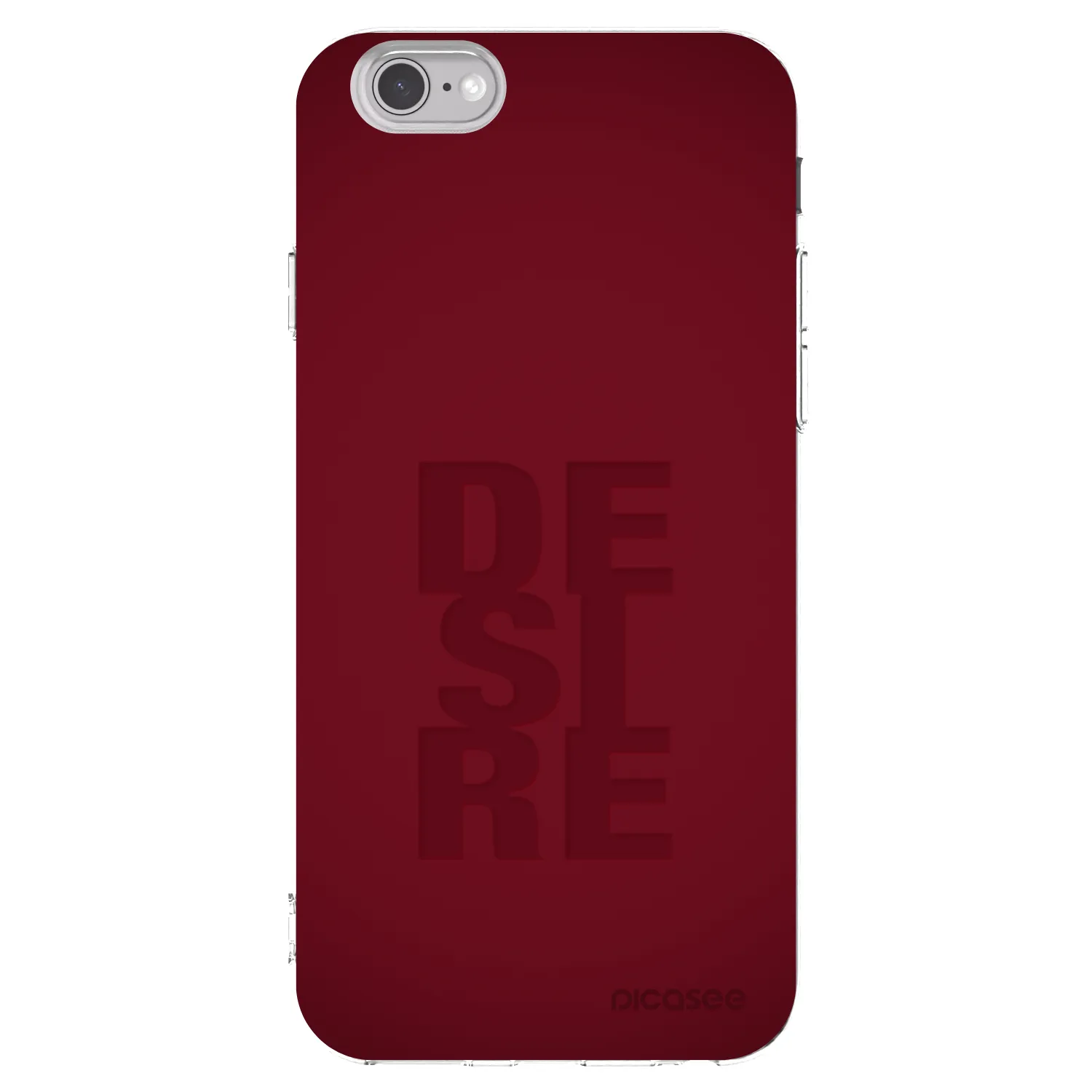 Picasee átlátszó szilikon tok az alábbi mobiltelefonokra Apple iPhone 6/6S - Desire