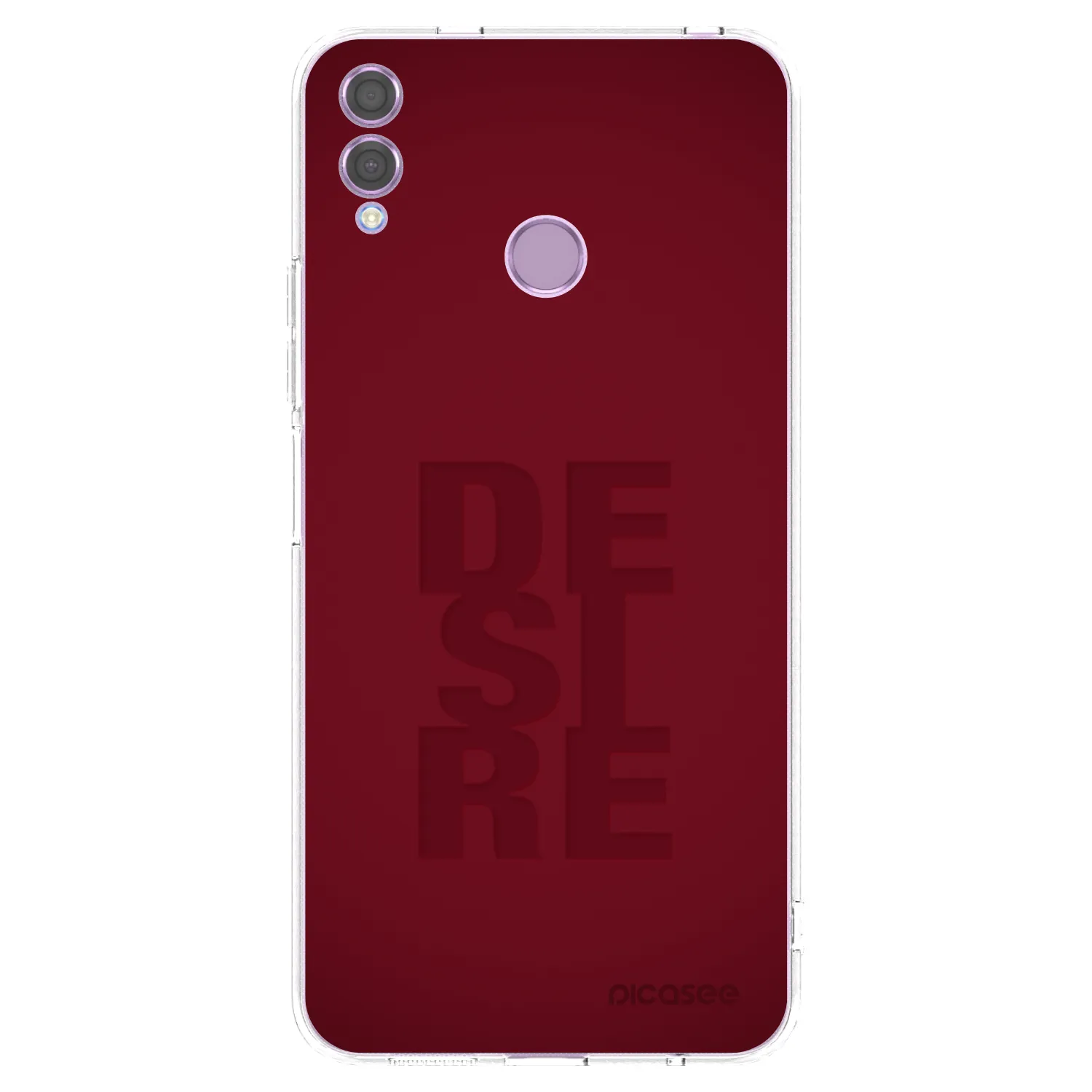 Picasee átlátszó szilikon tok az alábbi mobiltelefonokra Honor 8X - Desire
