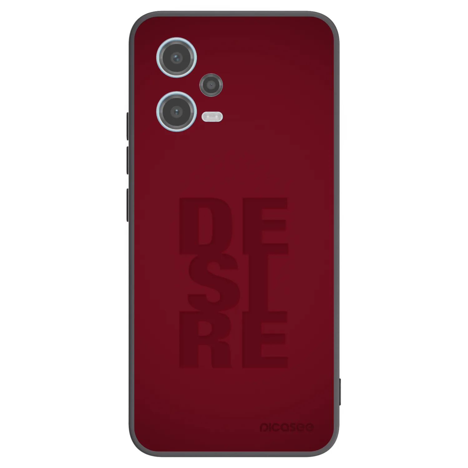 Picasee fekete szilikon tok az alábbi mobiltelefonokra Xiaomi Redmi Note 12 5G - Desire
