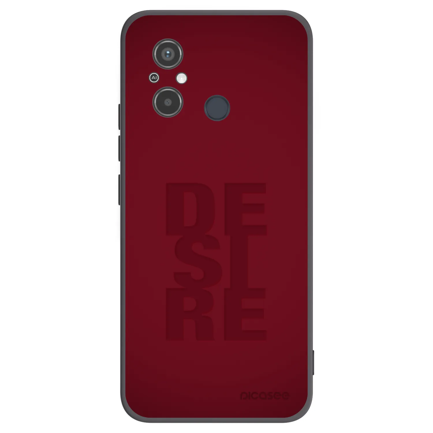 Picasee fekete szilikon tok az alábbi mobiltelefonokra Xiaomi Redmi 12C - Desire