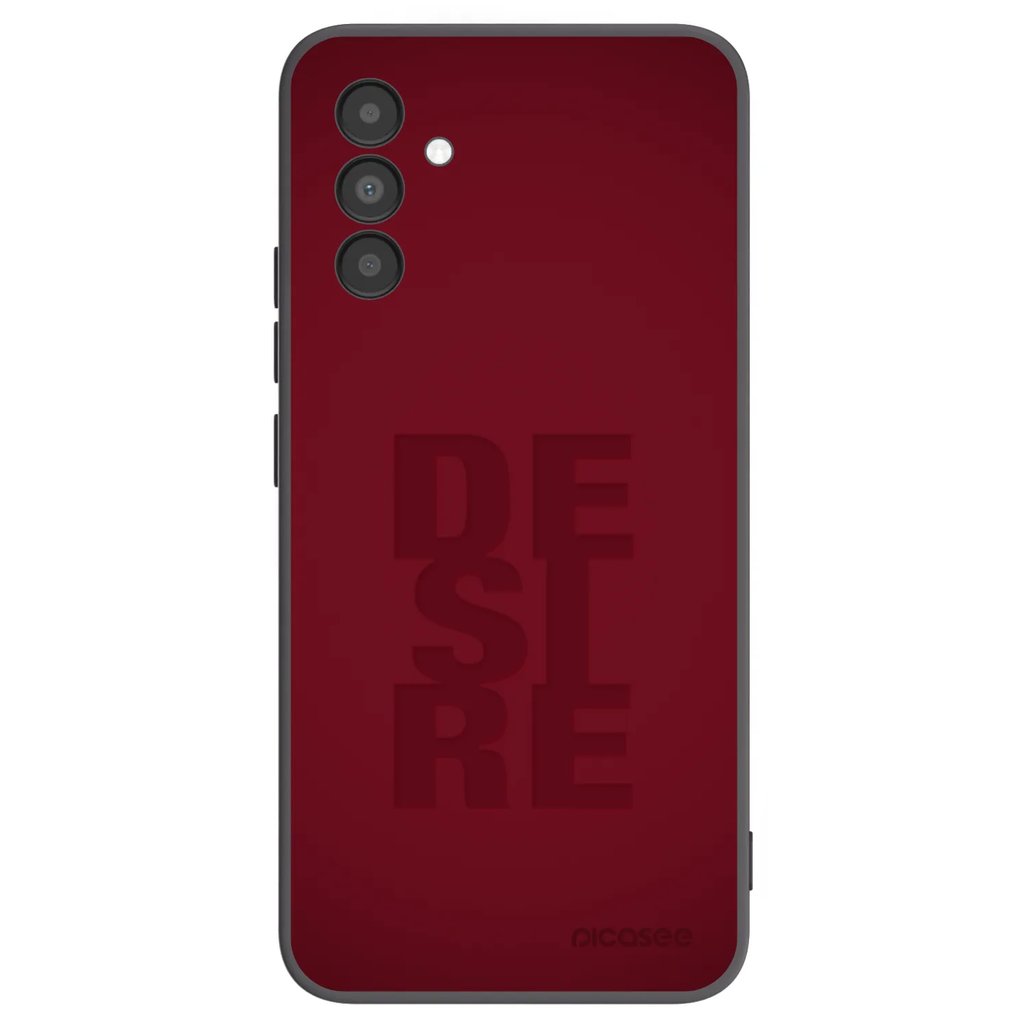 Picasee fekete szilikon tok az alábbi mobiltelefonokra Samsung Galaxy A04s A047F - Desire