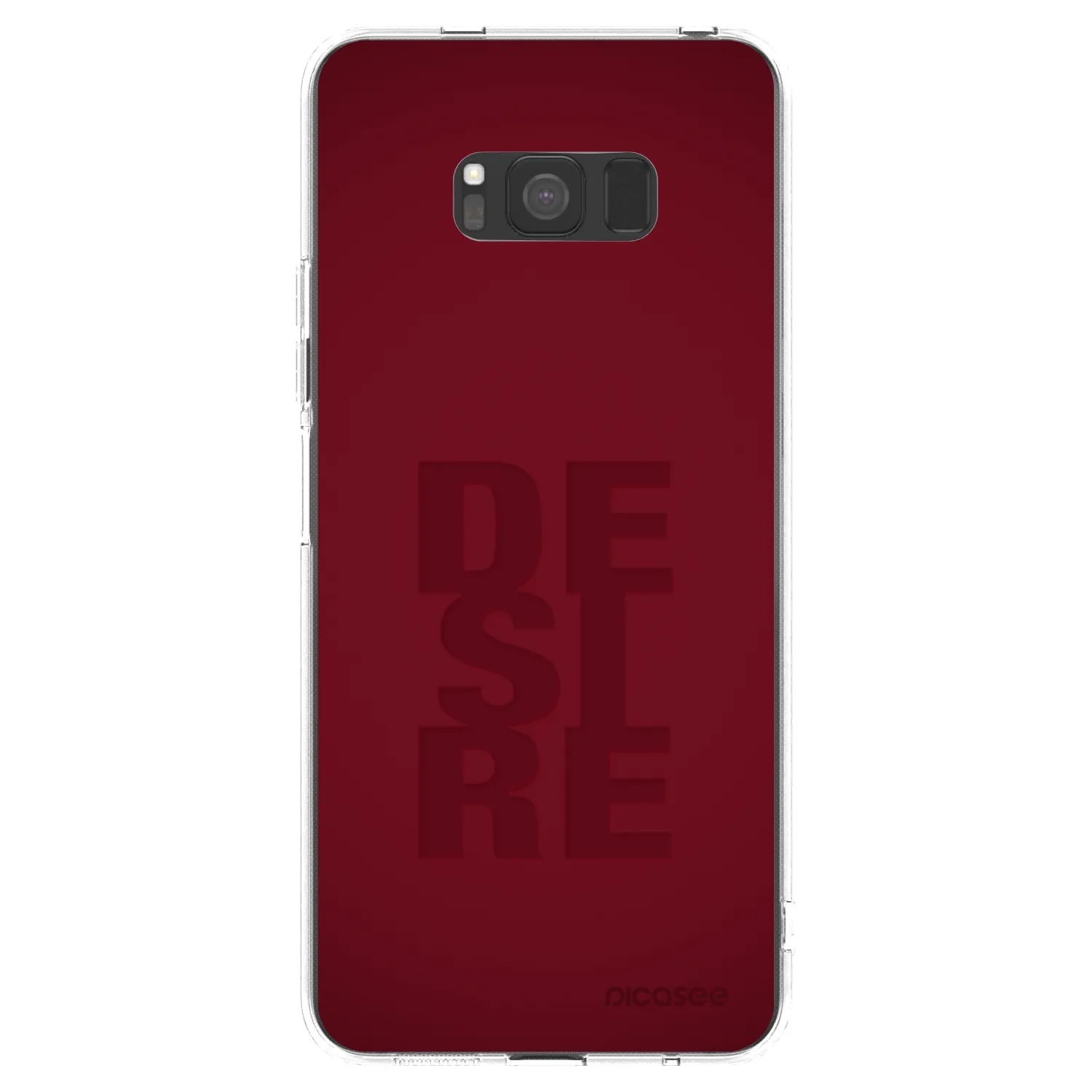 Picasee átlátszó szilikon tok az alábbi mobiltelefonokra Samsung Galaxy S8 G950F - Desire