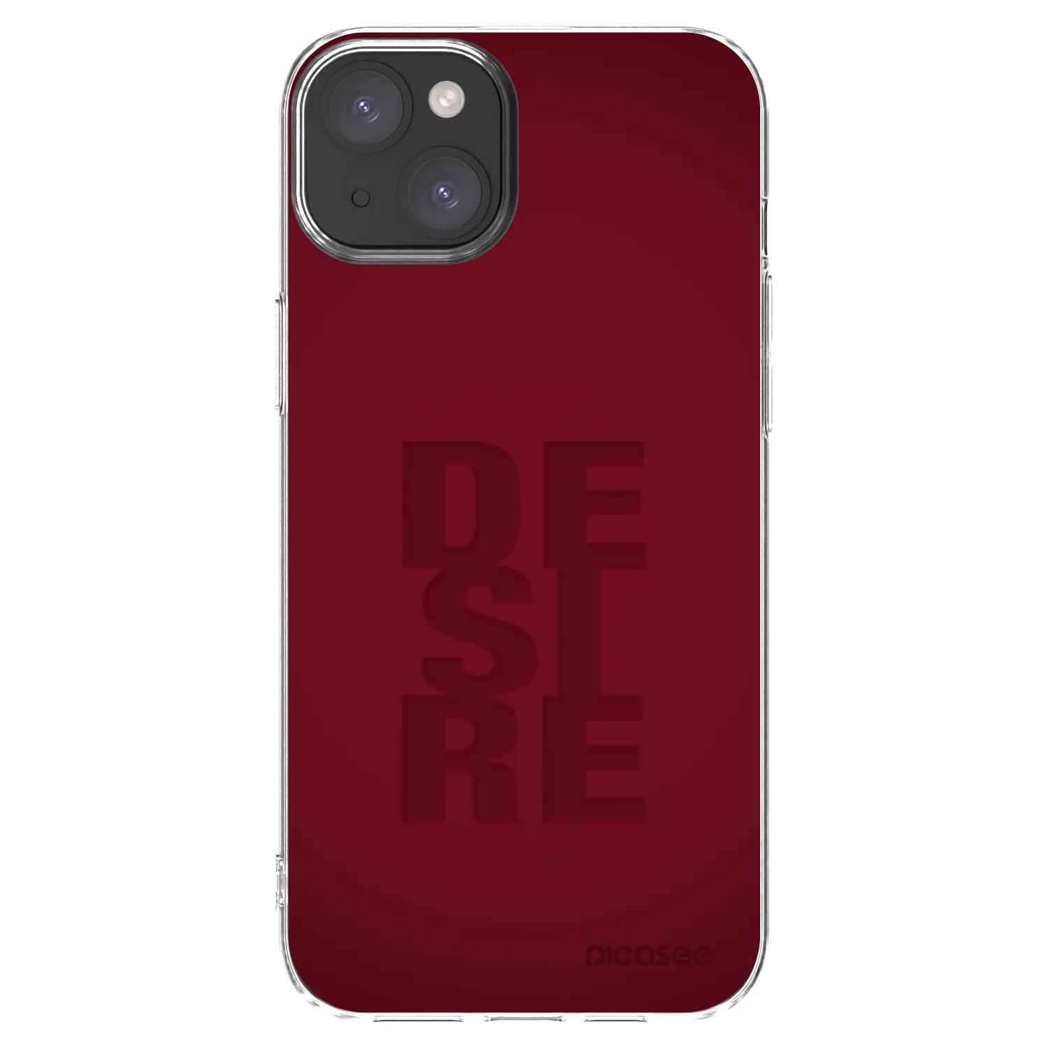 Picasee átlátszó szilikon tok az alábbi mobiltelefonokra Apple iPhone 15 Plus - Desire