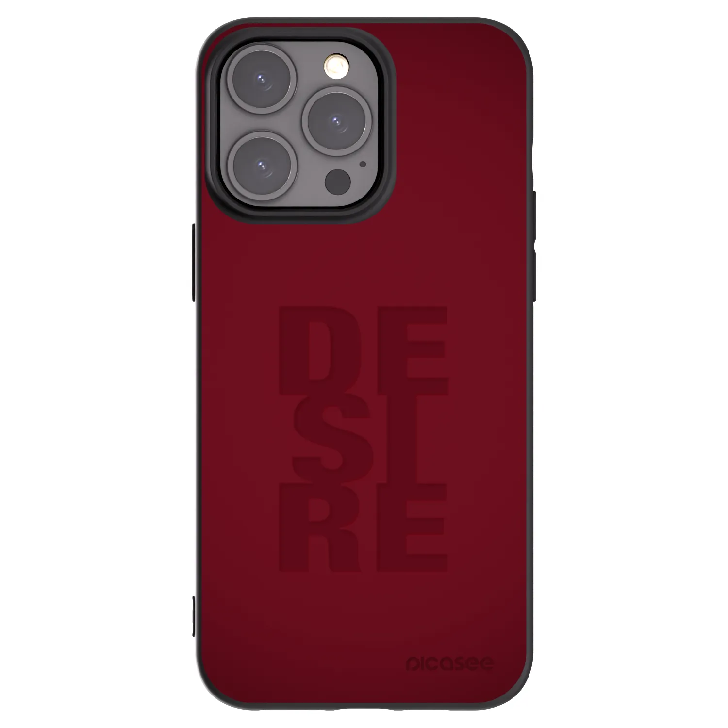 Picasee fekete szilikon tok az alábbi mobiltelefonokra Apple iPhone 15 Pro Max - Desire