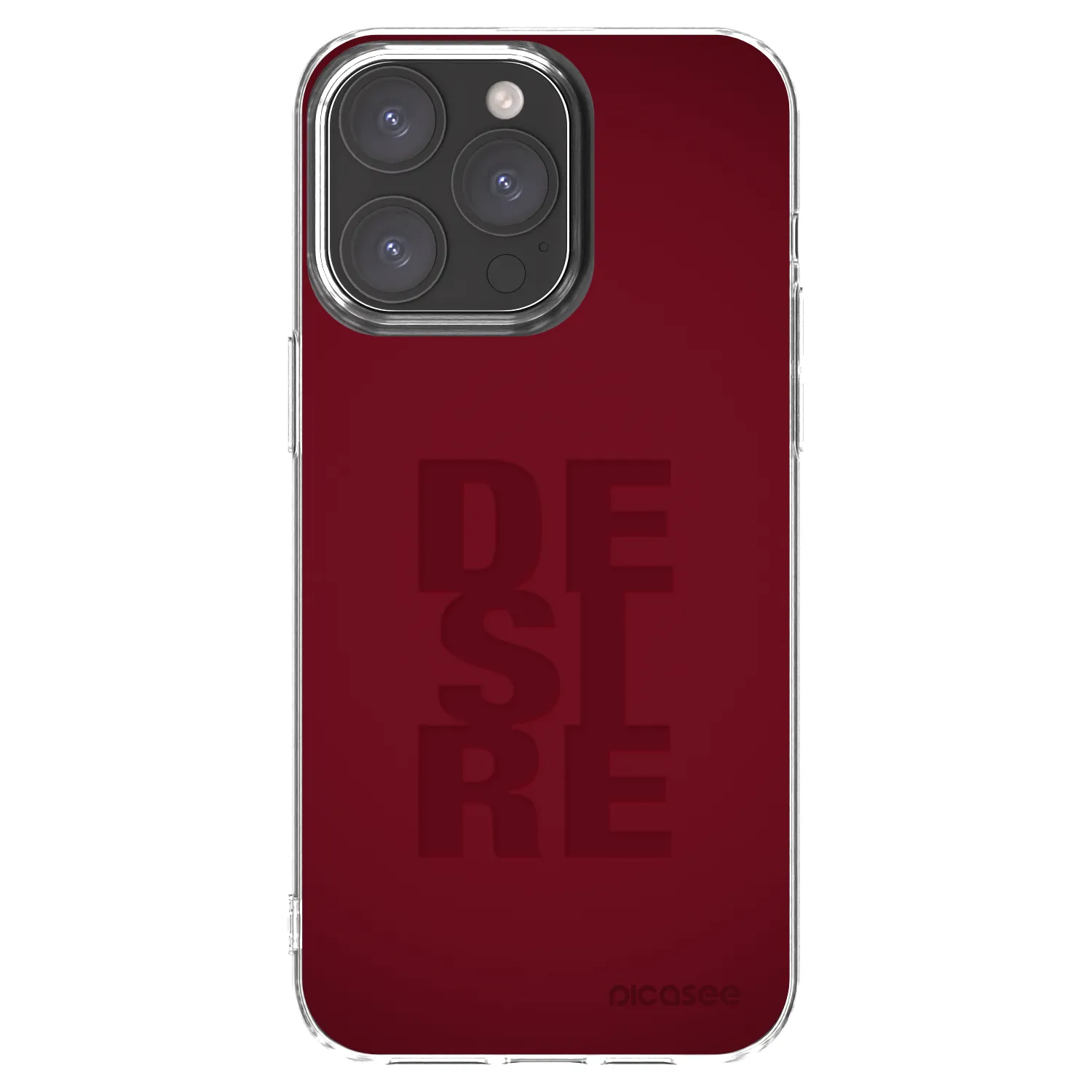 Picasee átlátszó szilikon tok az alábbi mobiltelefonokra Apple iPhone 15 Pro Max - Desire