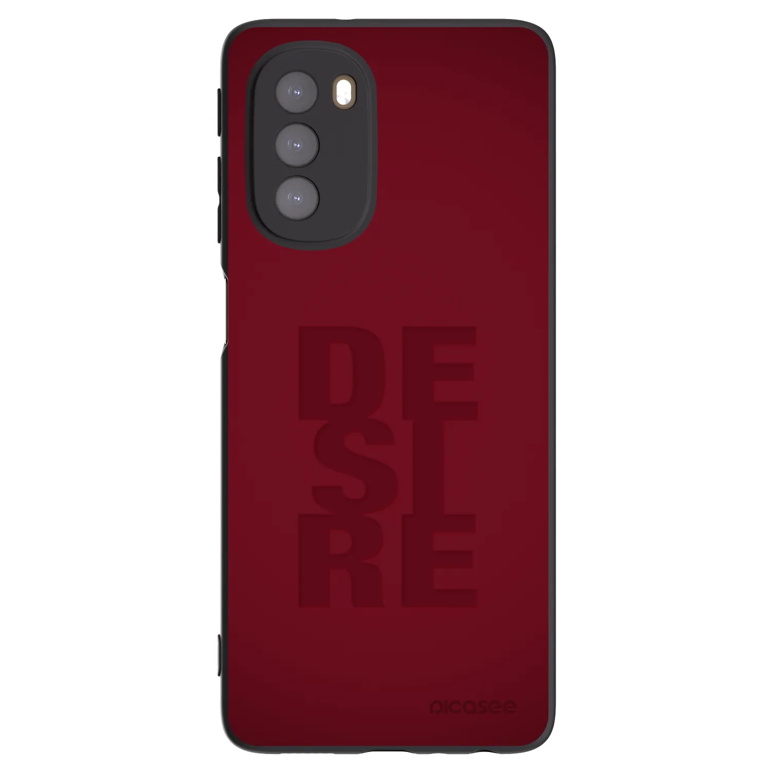 Picasee fekete szilikon tok az alábbi mobiltelefonokra Motorola Moto G51 - Desire