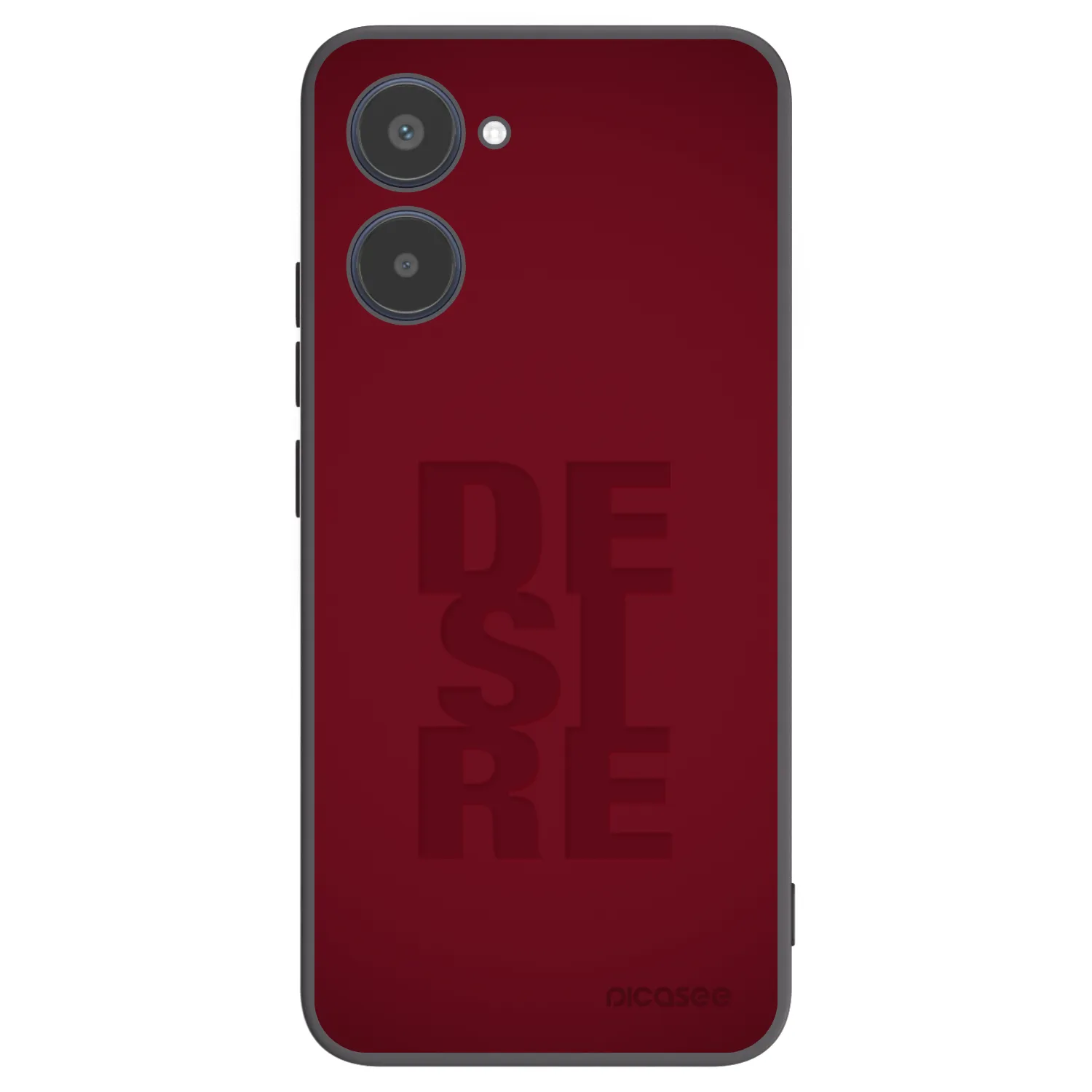 Picasee fekete szilikon tok az alábbi mobiltelefonokra Realme 10 4G - Desire