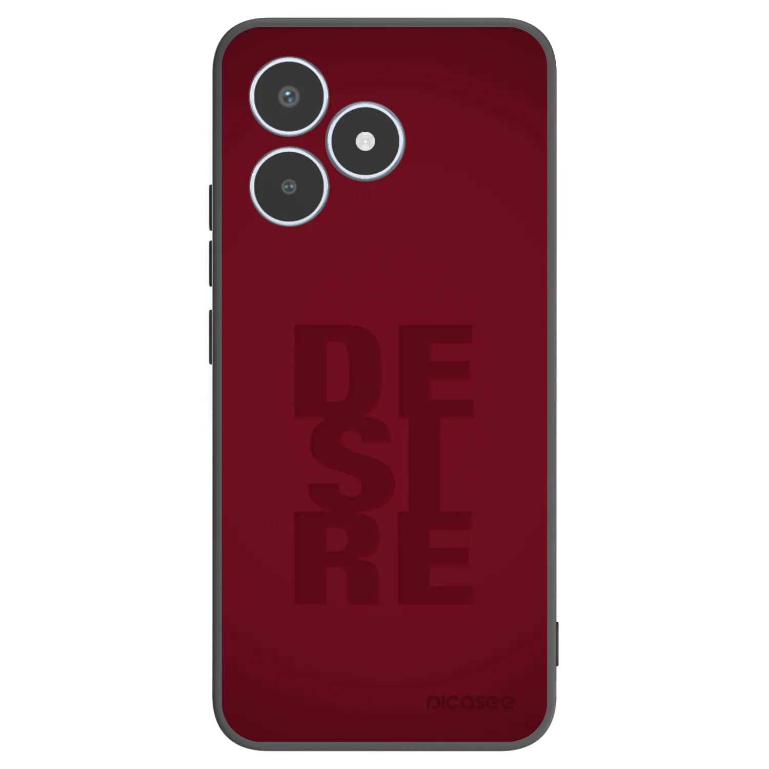 Picasee fekete szilikon tok az alábbi mobiltelefonokra Realme C53 - Desire