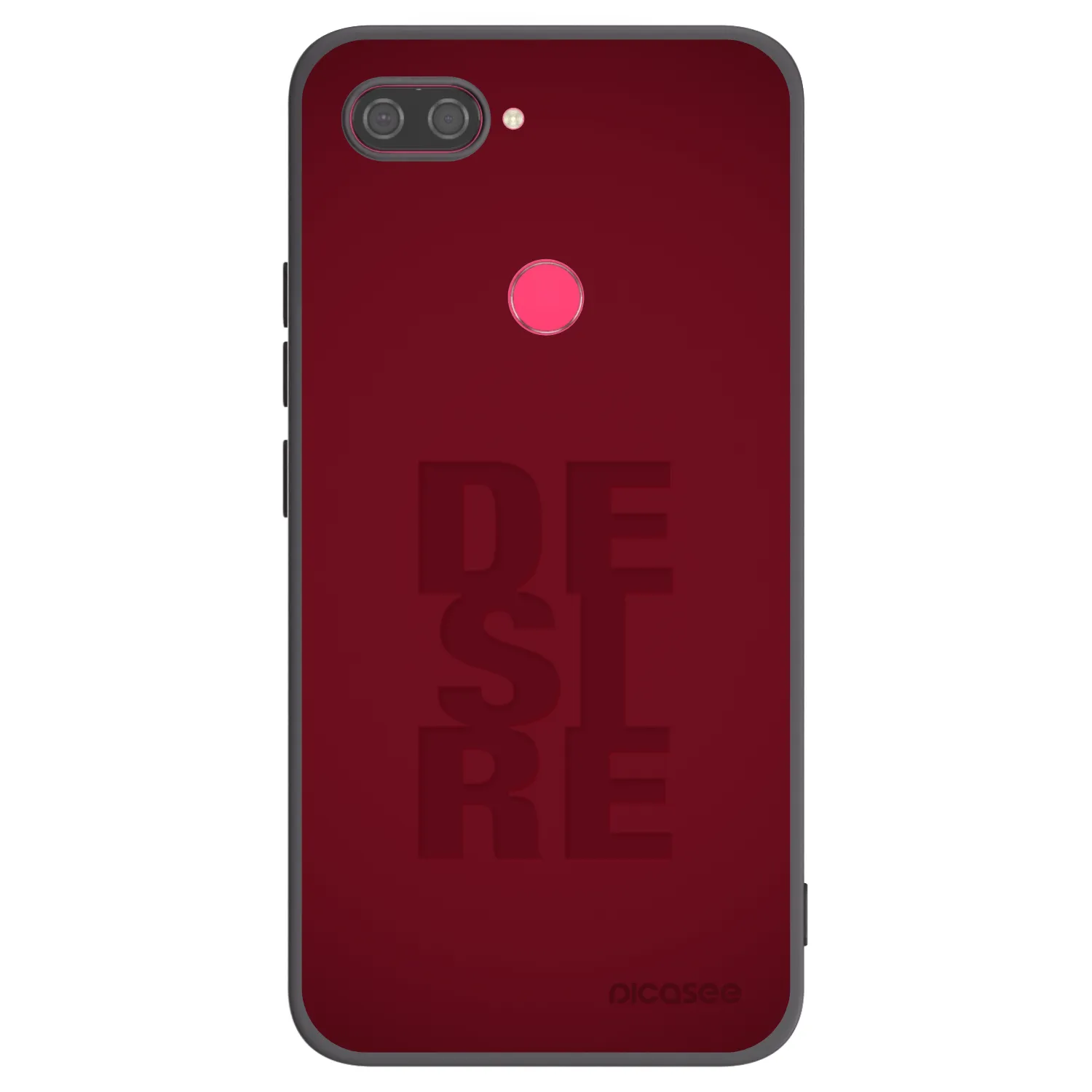 Picasee fekete szilikon tok az alábbi mobiltelefonokra Xiaomi Mi 8 Lite - Desire