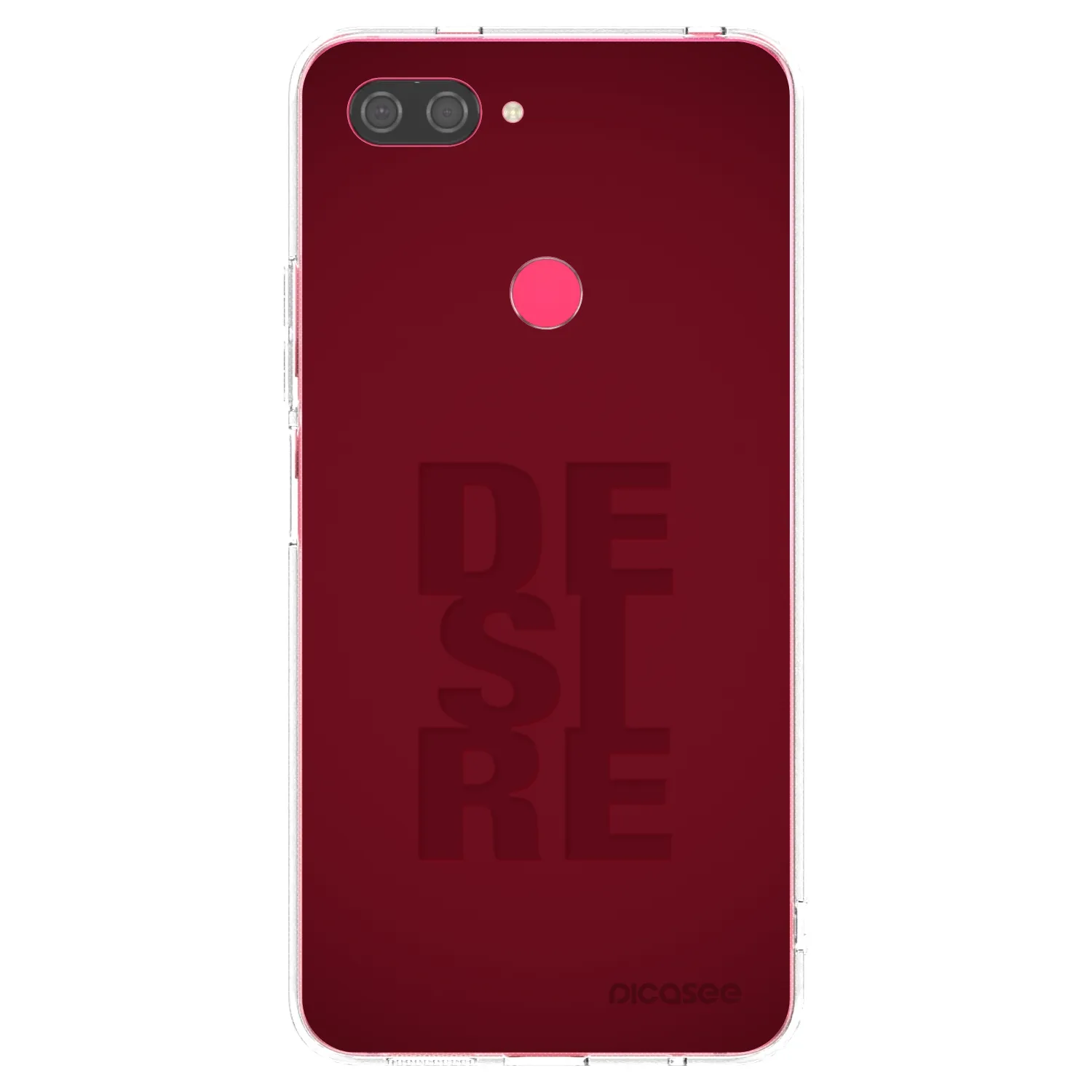 Picasee átlátszó szilikon tok az alábbi mobiltelefonokra Xiaomi Mi 8 Lite - Desire