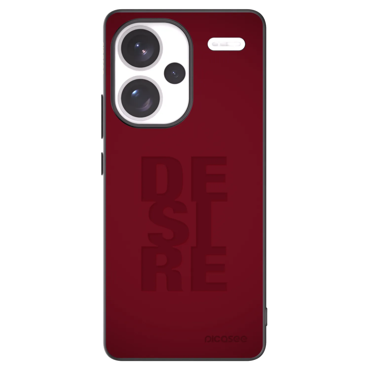 Picasee fekete szilikon tok az alábbi mobiltelefonokra Xiaomi Redmi Note 13 Pro+ 5G - Desire