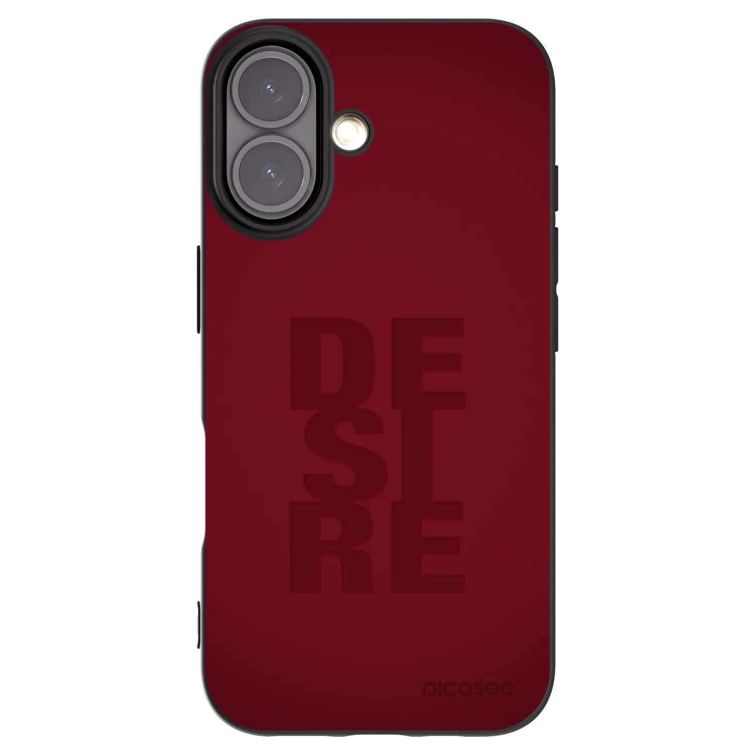 Picasee fekete szilikon tok az alábbi mobiltelefonokra Apple iPhone 16 - Desire