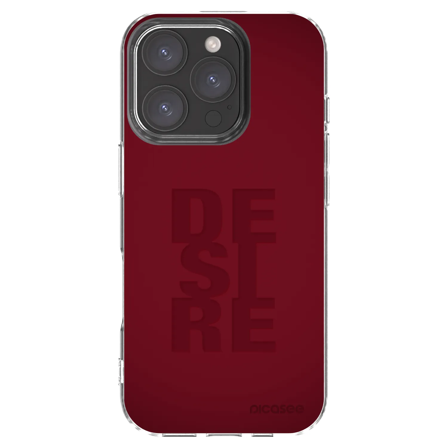Picasee átlátszó szilikon tok az alábbi mobiltelefonokra Apple iPhone 16 Pro - Desire