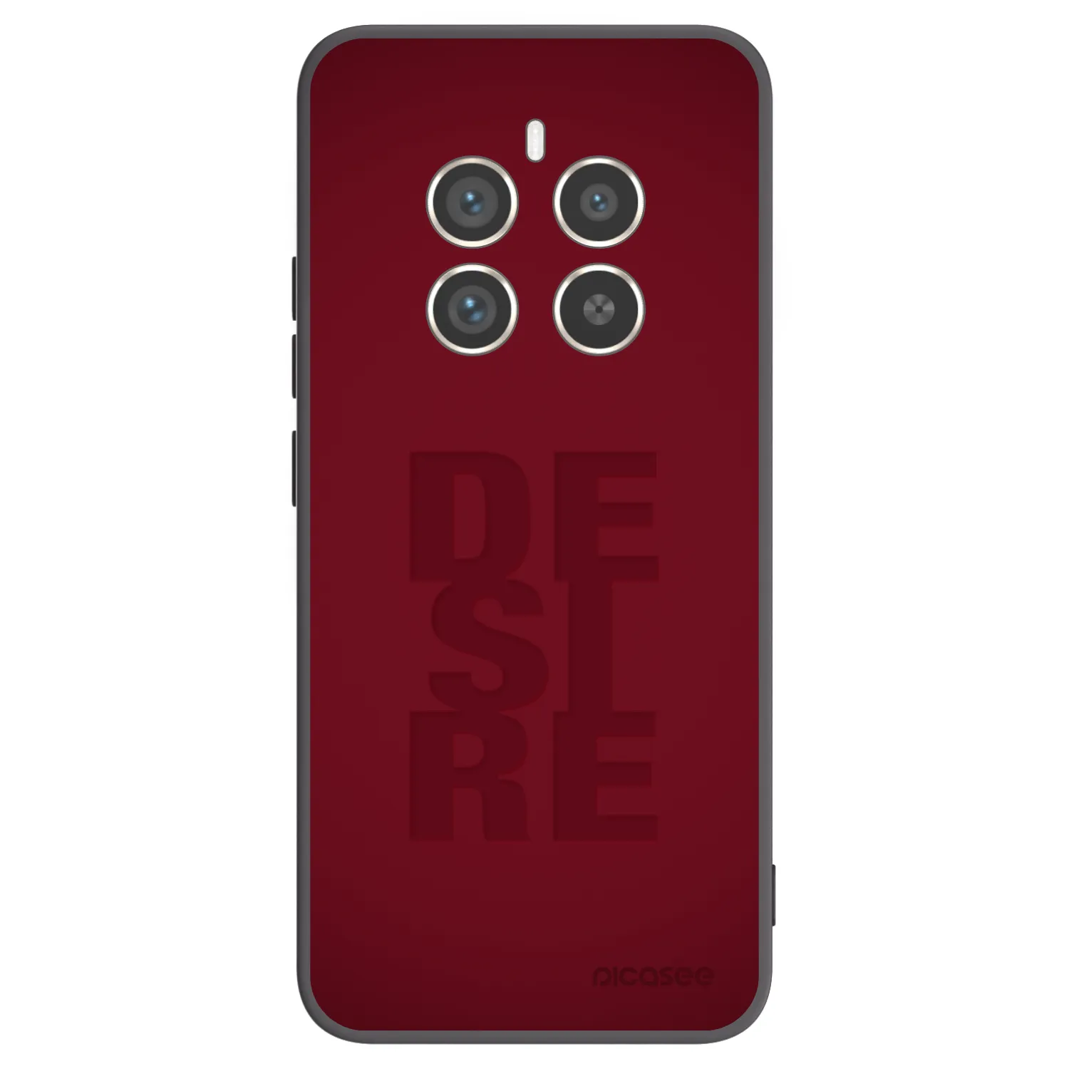 Picasee fekete szilikon tok az alábbi mobiltelefonokra Realme 12 Pro 5G - Desire