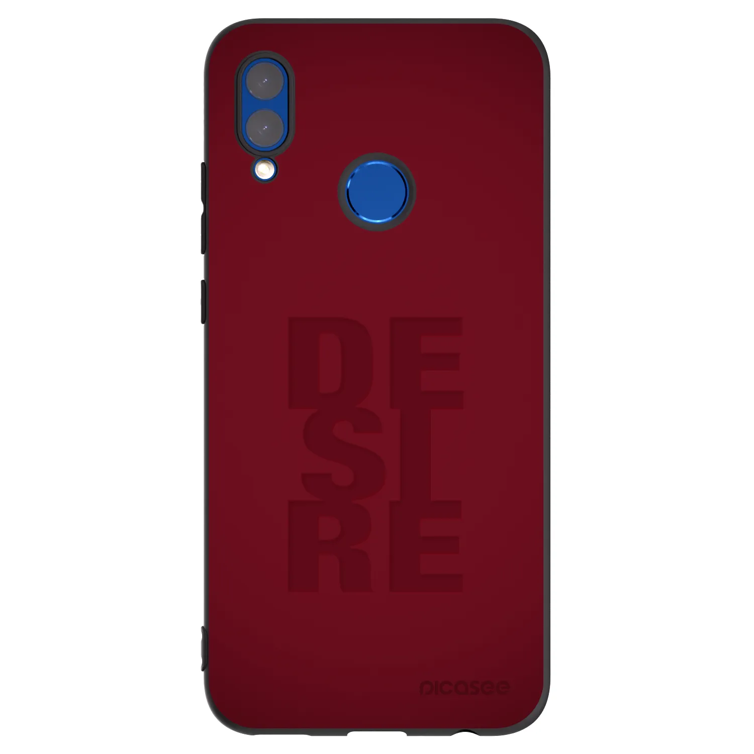 Picasee fekete szilikon tok az alábbi mobiltelefonokra Huawei P Smart 2019 - Desire