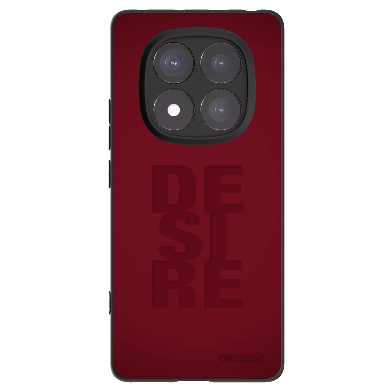 Picasee fekete szilikon tok az alábbi mobiltelefonokra Xiaomi Redmi Note 14 Pro+ 5G - Desire