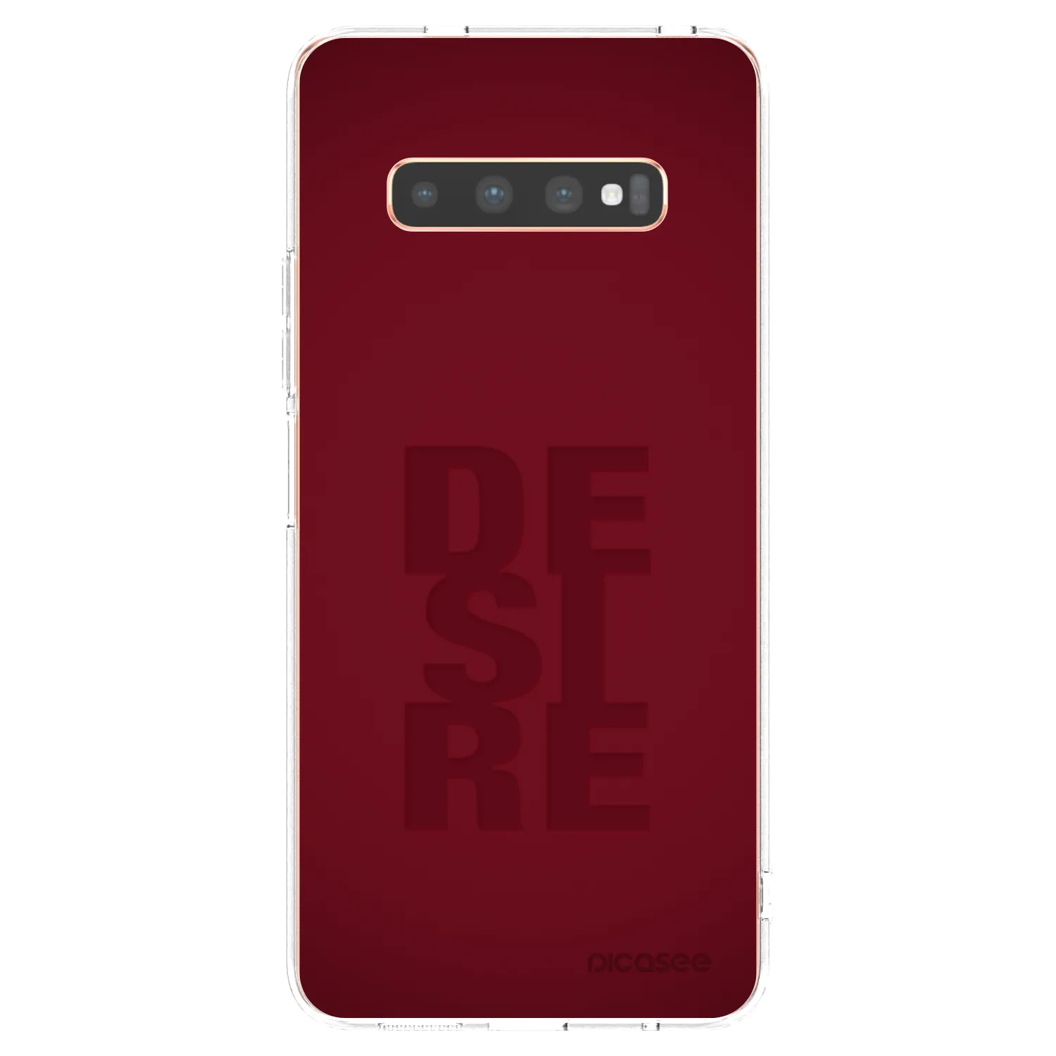 Picasee átlátszó szilikon tok az alábbi mobiltelefonokra Samsung Galaxy S10 Plus G975 - Desire