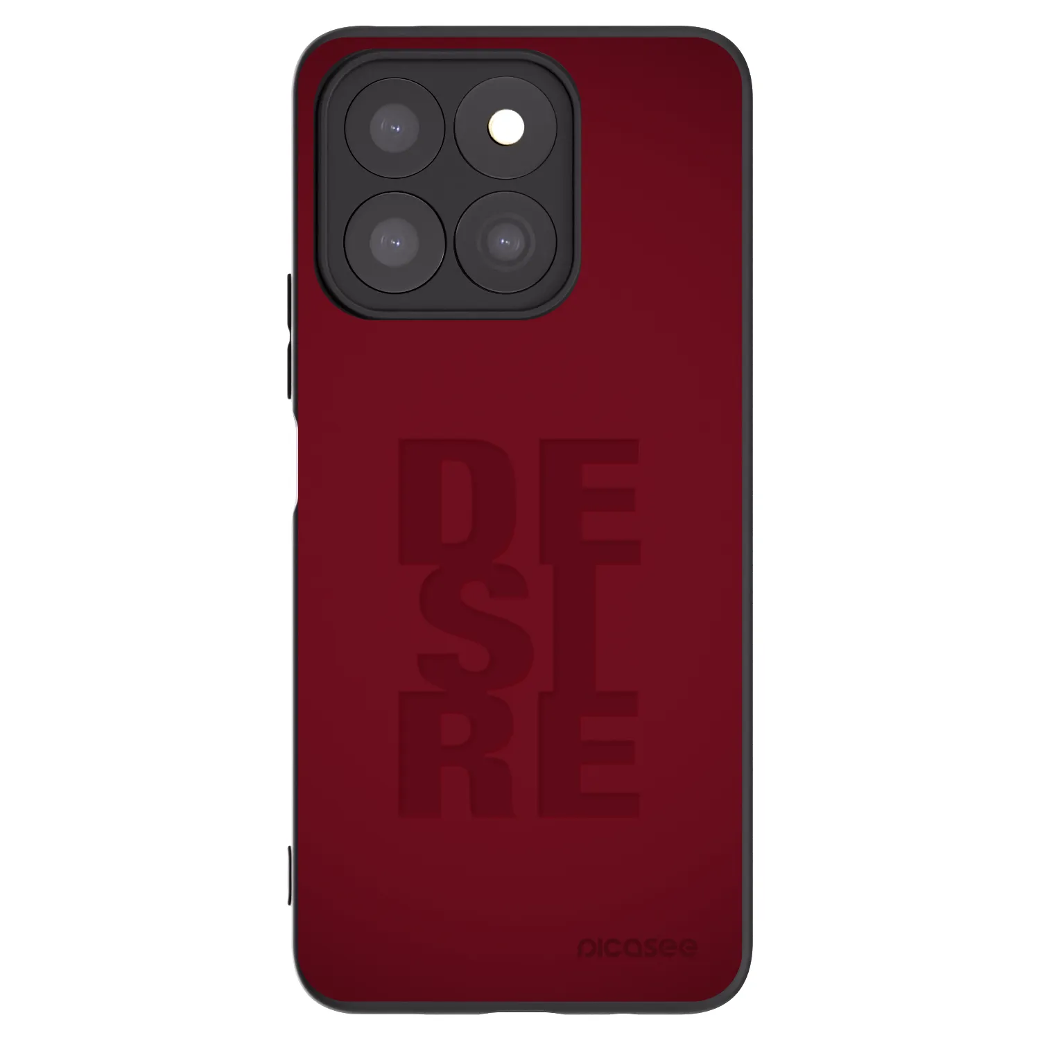 Picasee fekete szilikon tok az alábbi mobiltelefonokra Honor X8c - Desire