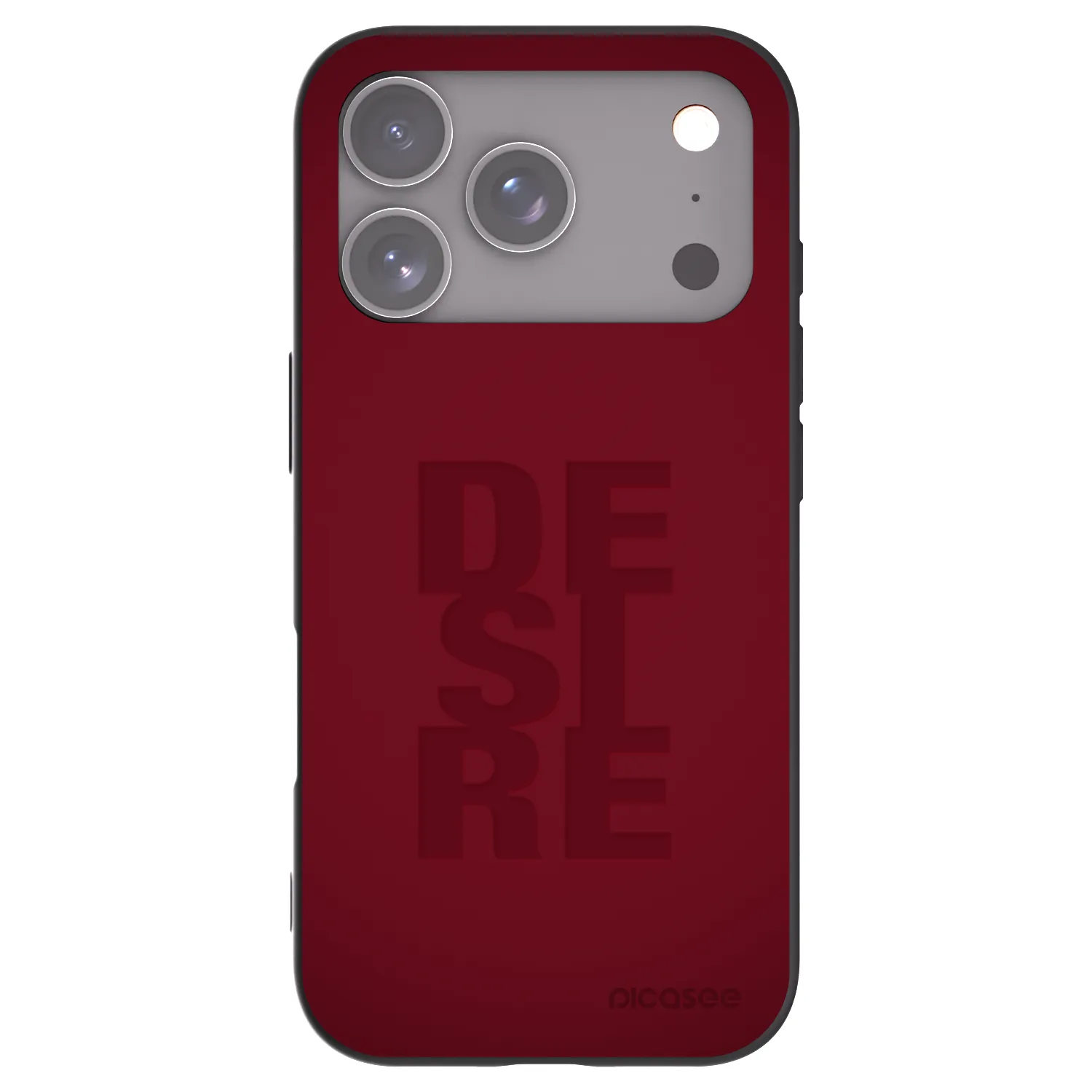 Picasee fekete szilikon tok az alábbi mobiltelefonokra Apple iPhone 17 Pro - Desire