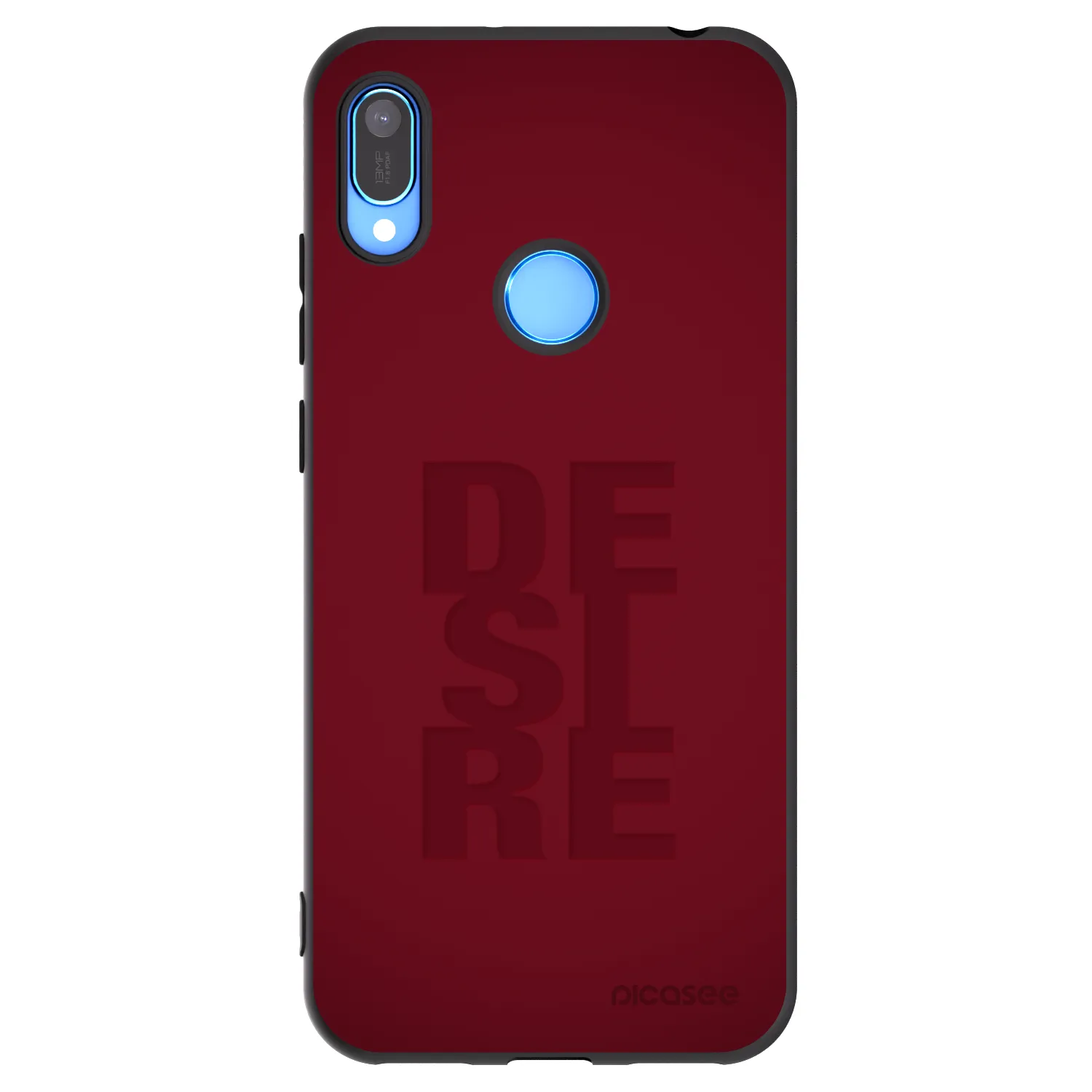 Picasee fekete szilikon tok az alábbi mobiltelefonokra Huawei Y6 2019 - Desire