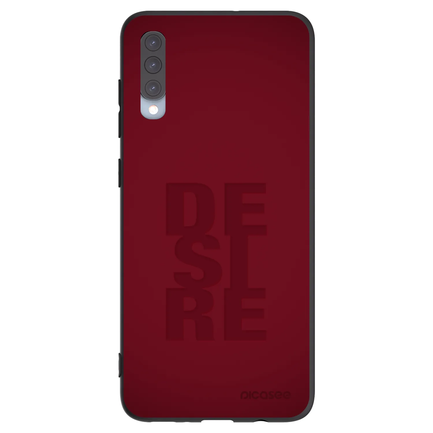 Picasee fekete szilikon tok az alábbi mobiltelefonokra Samsung Galaxy A70 A705F - Desire