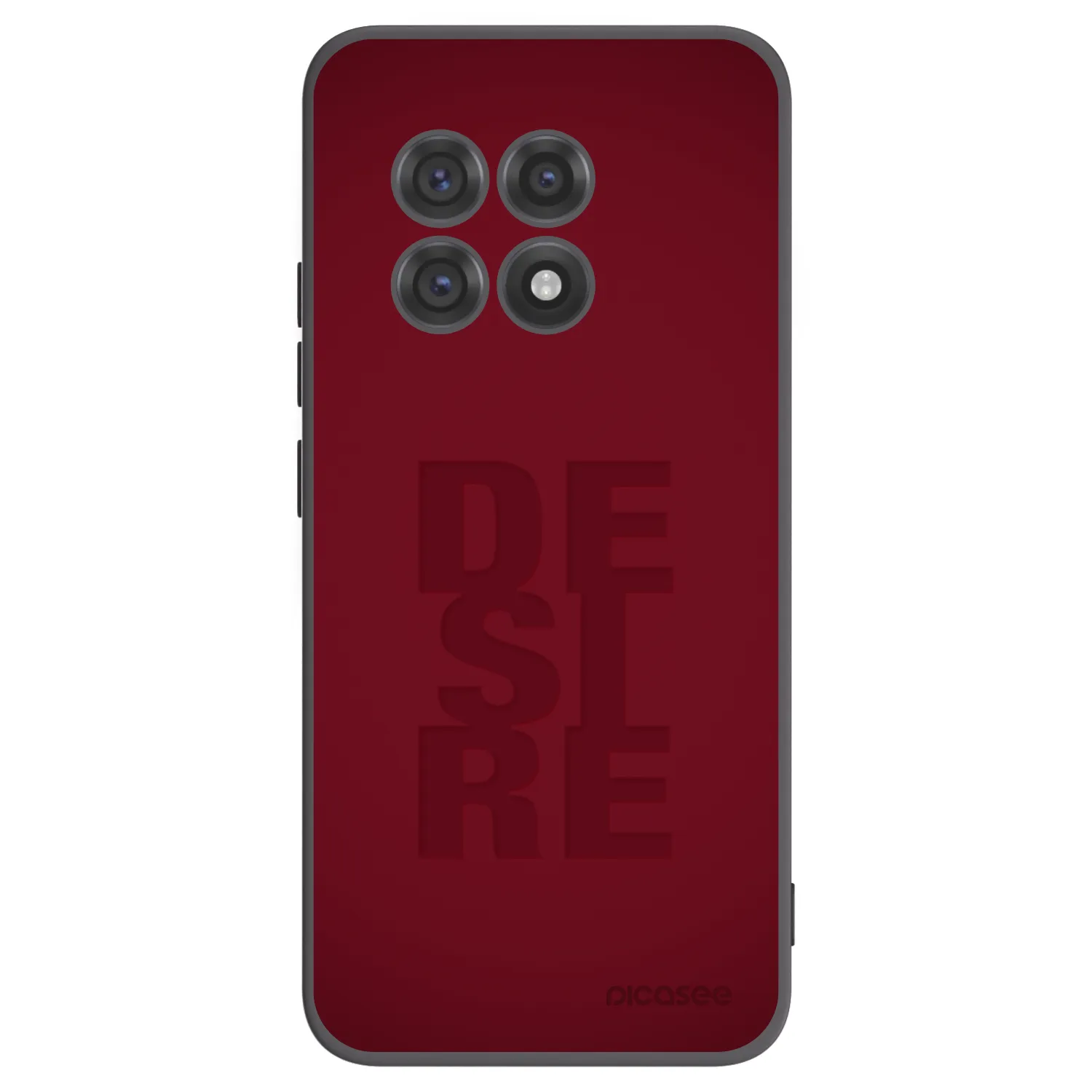 Picasee fekete szilikon tok az alábbi mobiltelefonokra OnePlus 13R 5G - Desire