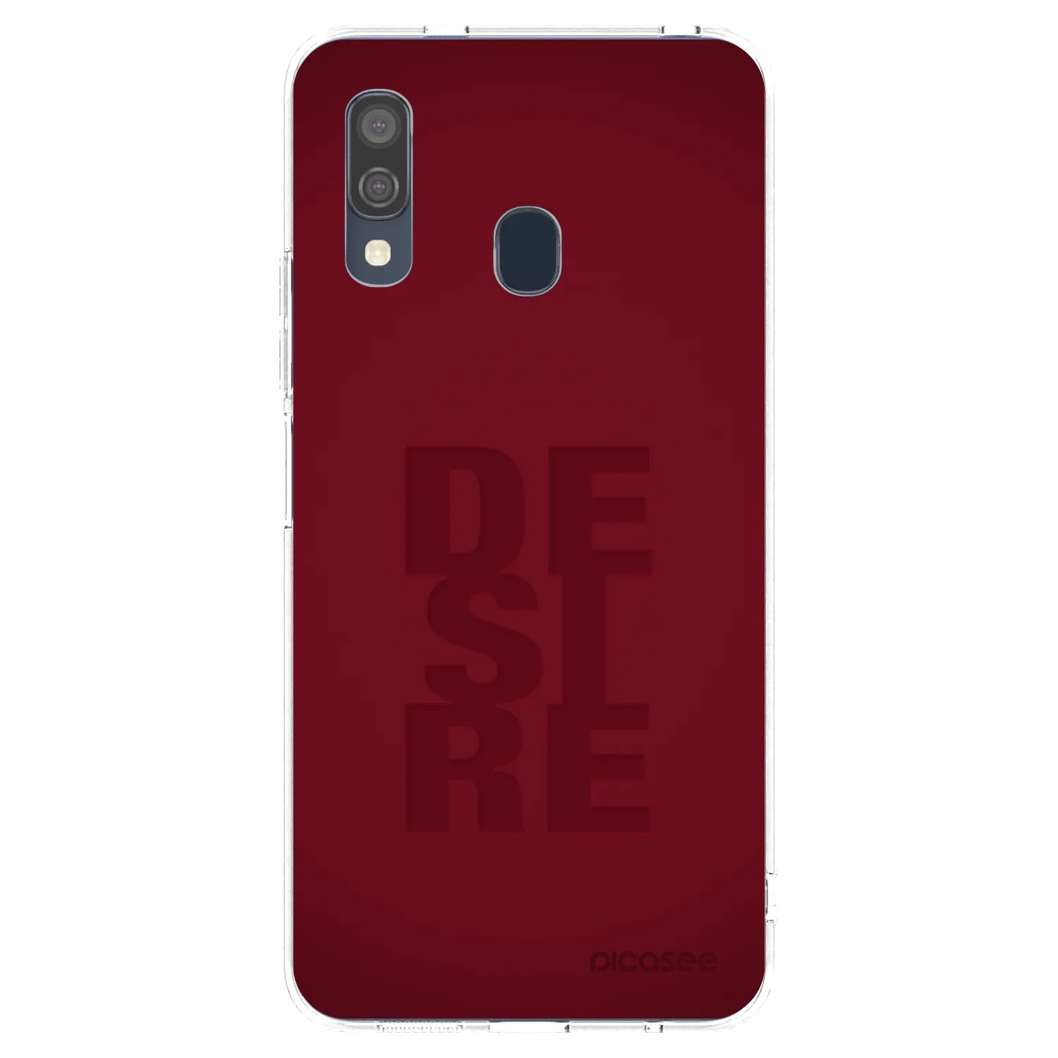 Picasee átlátszó szilikon tok az alábbi mobiltelefonokra Samsung Galaxy A40 A405F - Desire