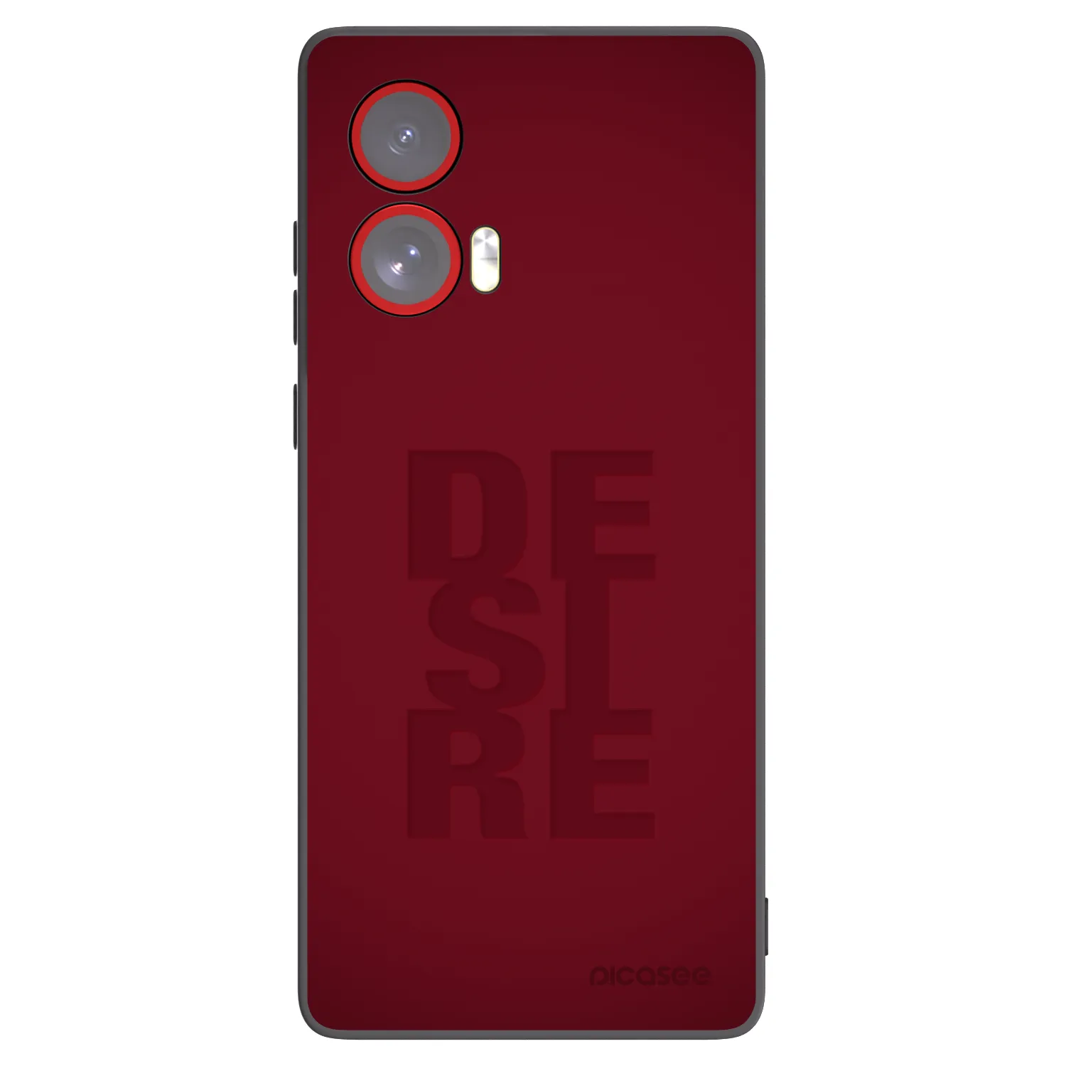Picasee fekete szilikon tok az alábbi mobiltelefonokra Motorola Edge 50 Fusion - Desire