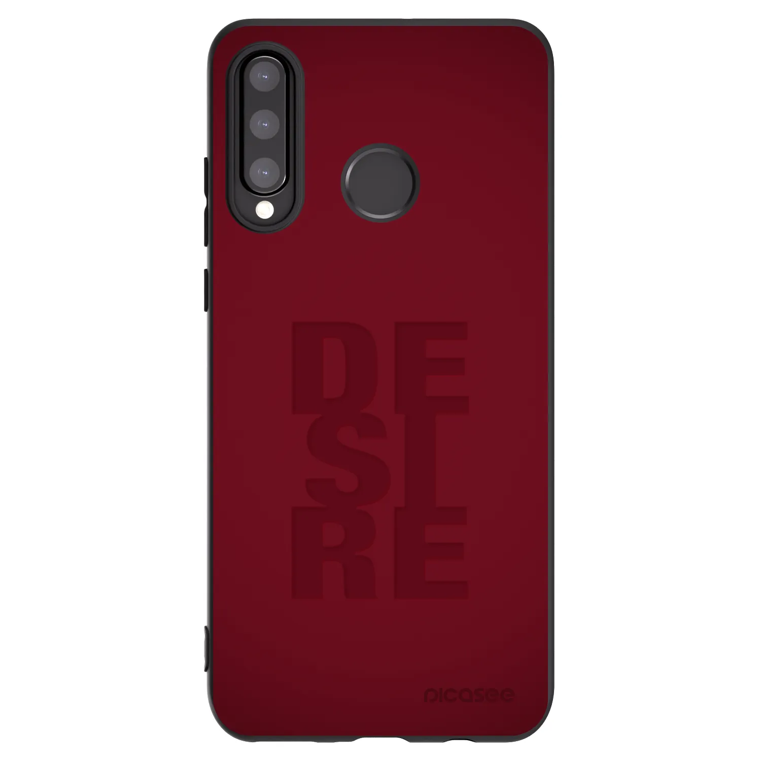 Picasee fekete szilikon tok az alábbi mobiltelefonokra Huawei P30 Lite - Desire