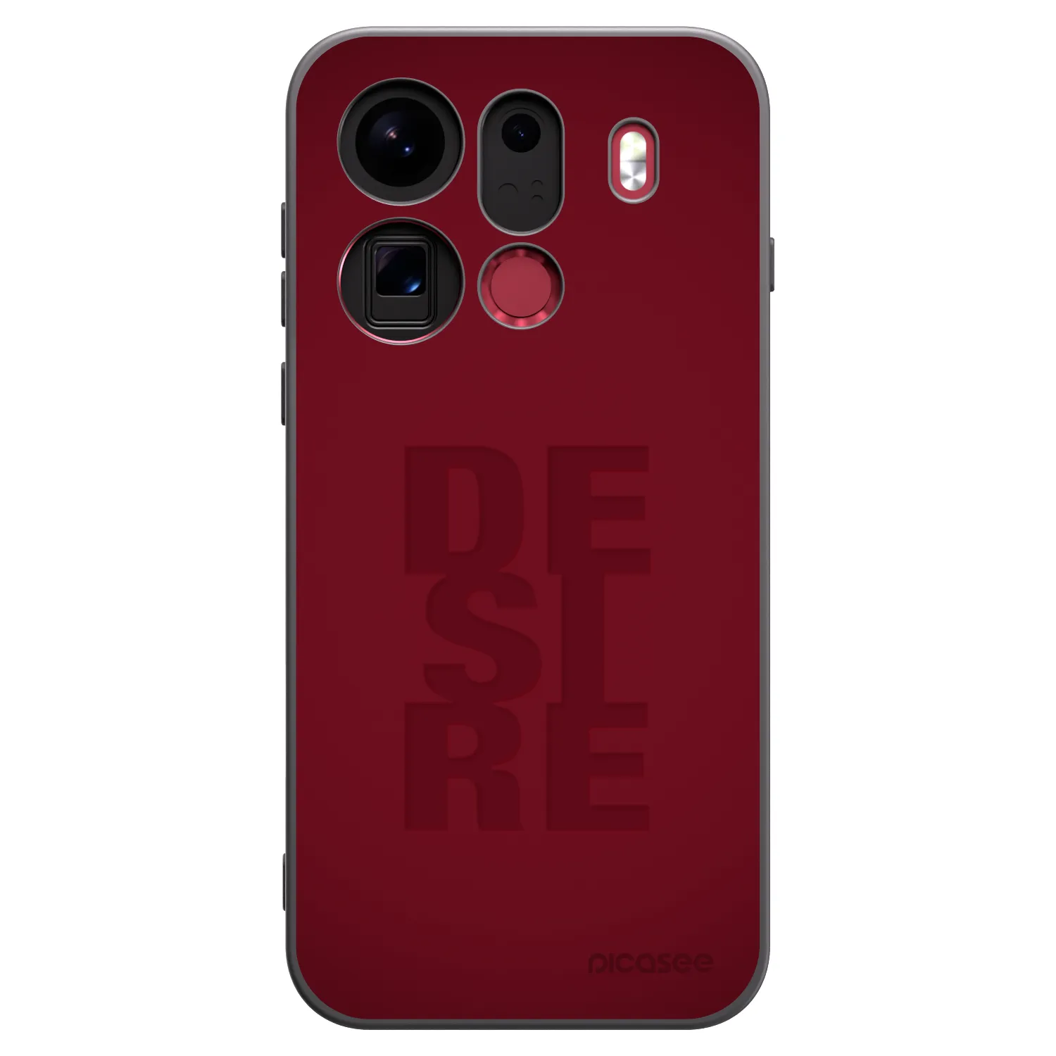 Picasee fekete szilikon tok az alábbi mobiltelefonokra OPPO Find X9 Pro - Desire