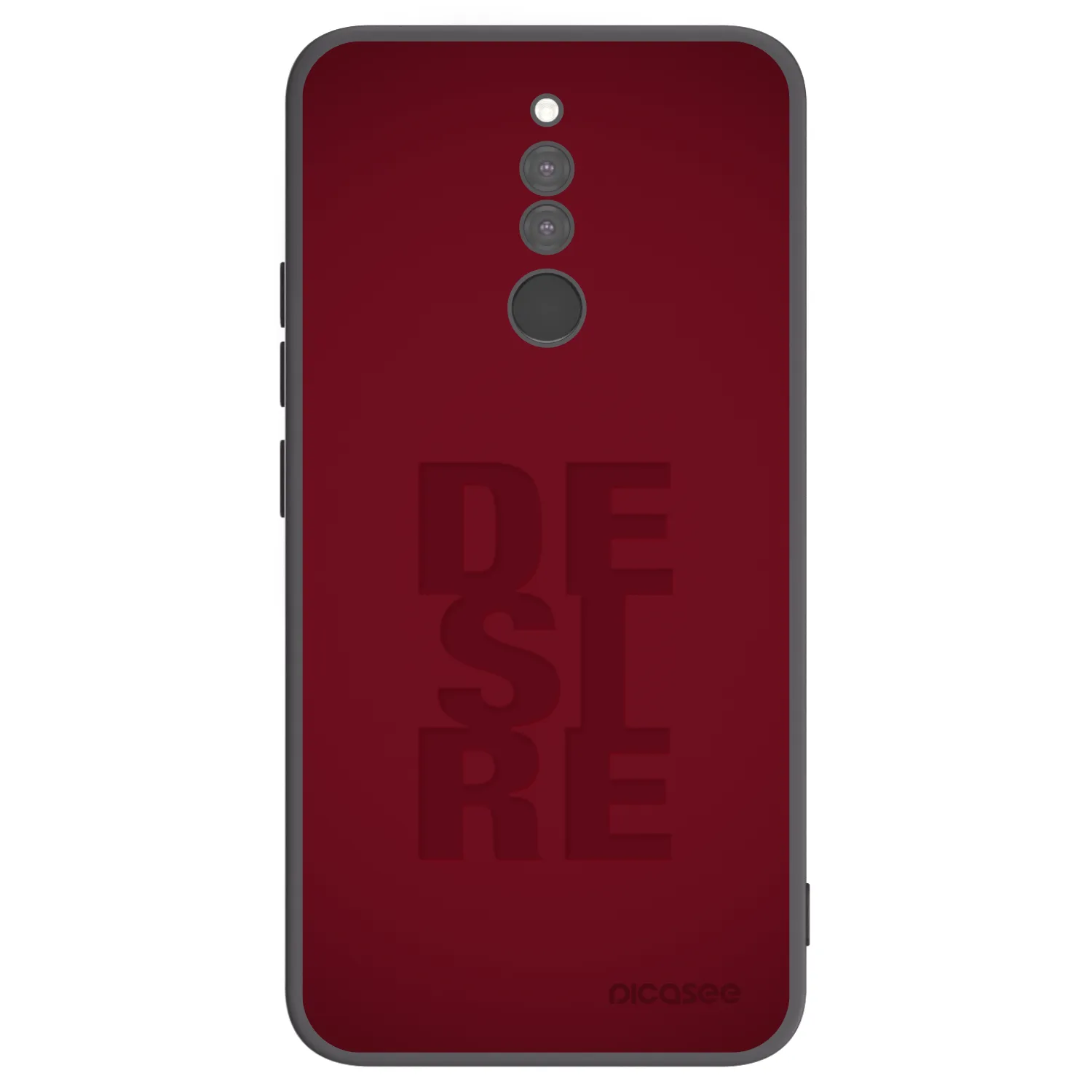 Picasee fekete szilikon tok az alábbi mobiltelefonokra Xiaomi Redmi 8 - Desire