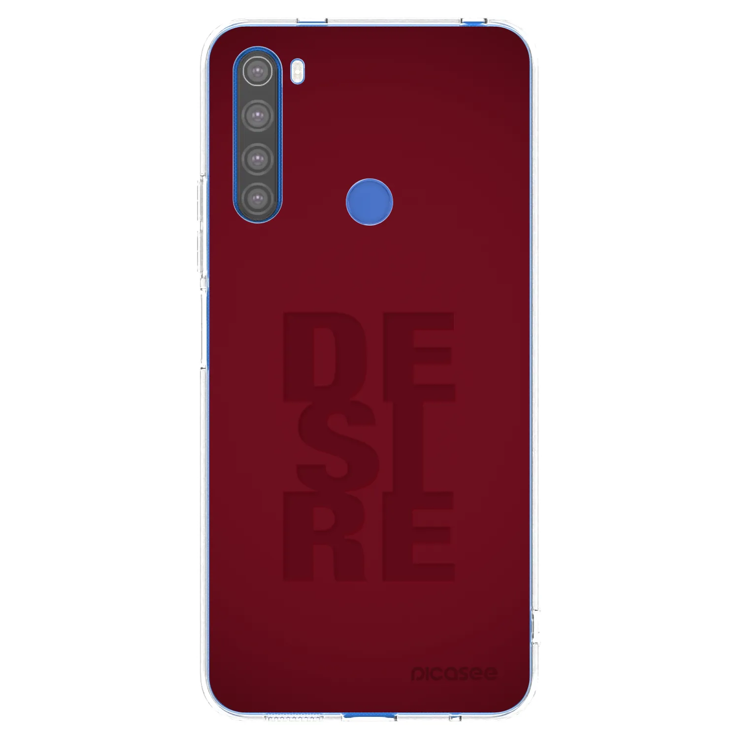 Picasee átlátszó szilikon tok az alábbi mobiltelefonokra Xiaomi Redmi Note 8T - Desire