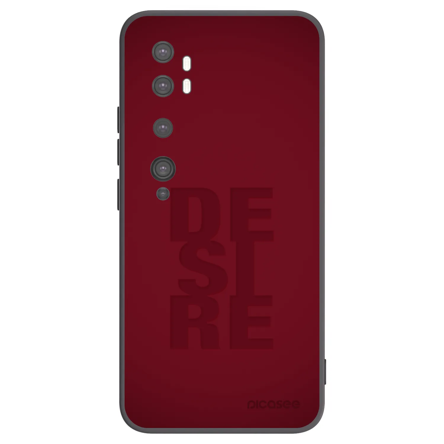 Picasee fekete szilikon tok az alábbi mobiltelefonokra Xiaomi Mi Note 10 (Pro) - Desire