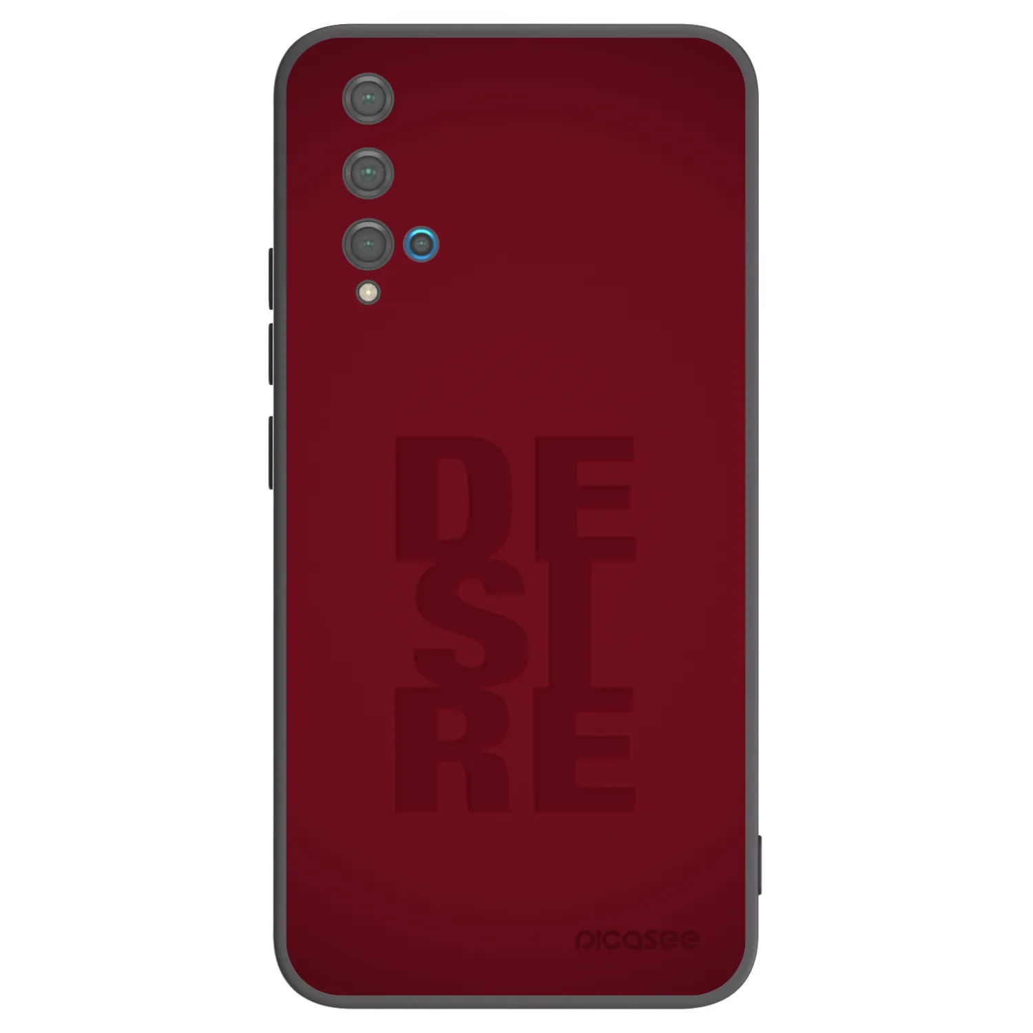 Picasee fekete szilikon tok az alábbi mobiltelefonokra Huawei Nova 5T - Desire