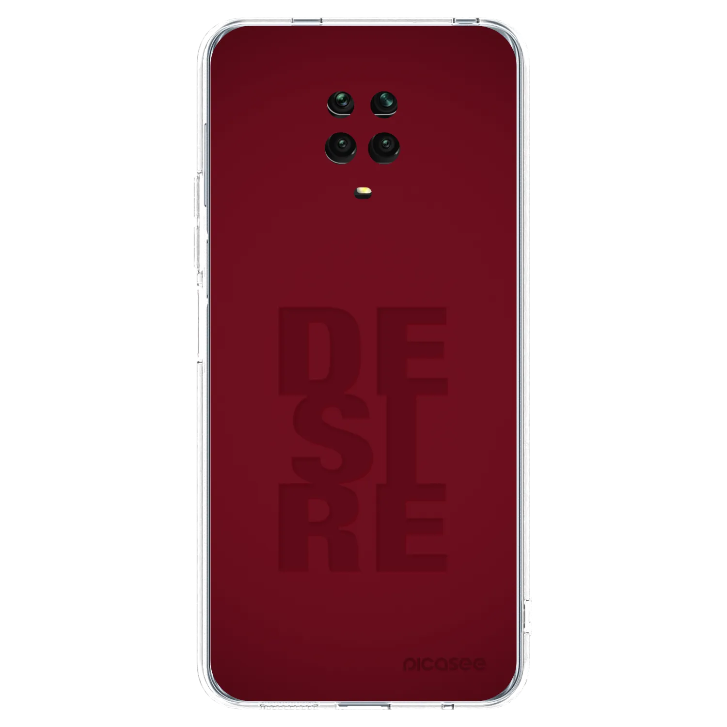 Picasee átlátszó szilikon tok az alábbi mobiltelefonokra Xiaomi Redmi Note 9 Pro - Desire