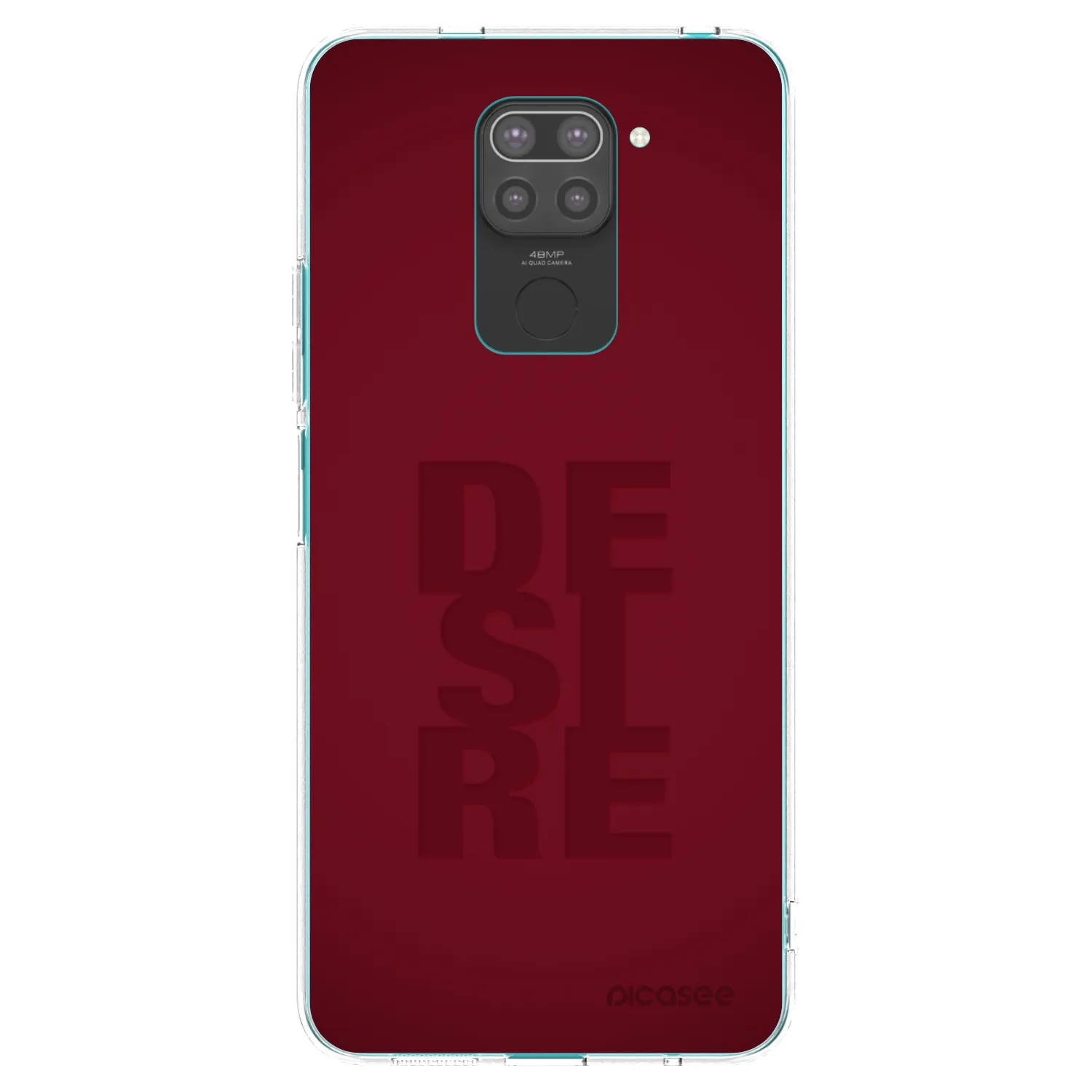 Picasee fekete szilikon tok az alábbi mobiltelefonokra Xiaomi Redmi Note 9 - Desire
